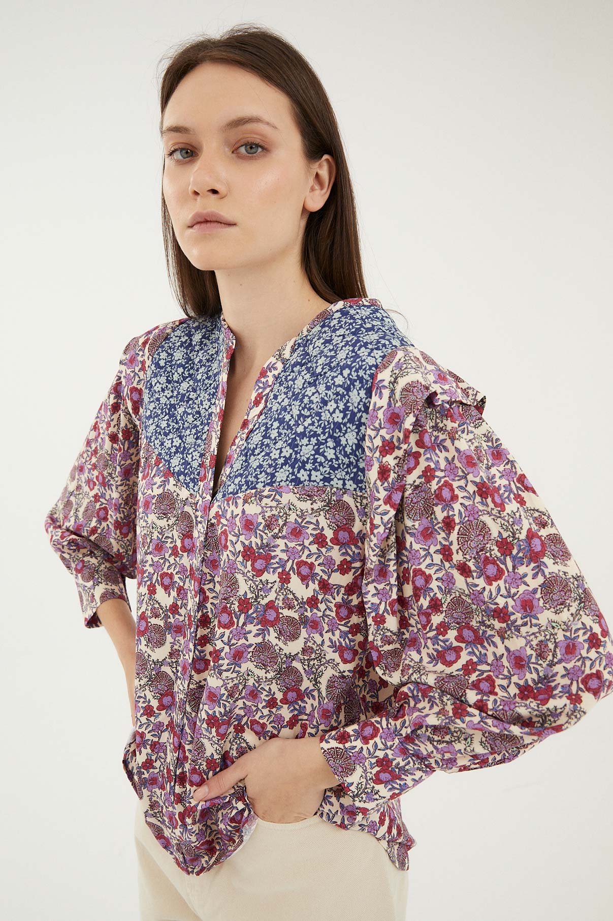 BLUSA FOLK BATH VIOLETA