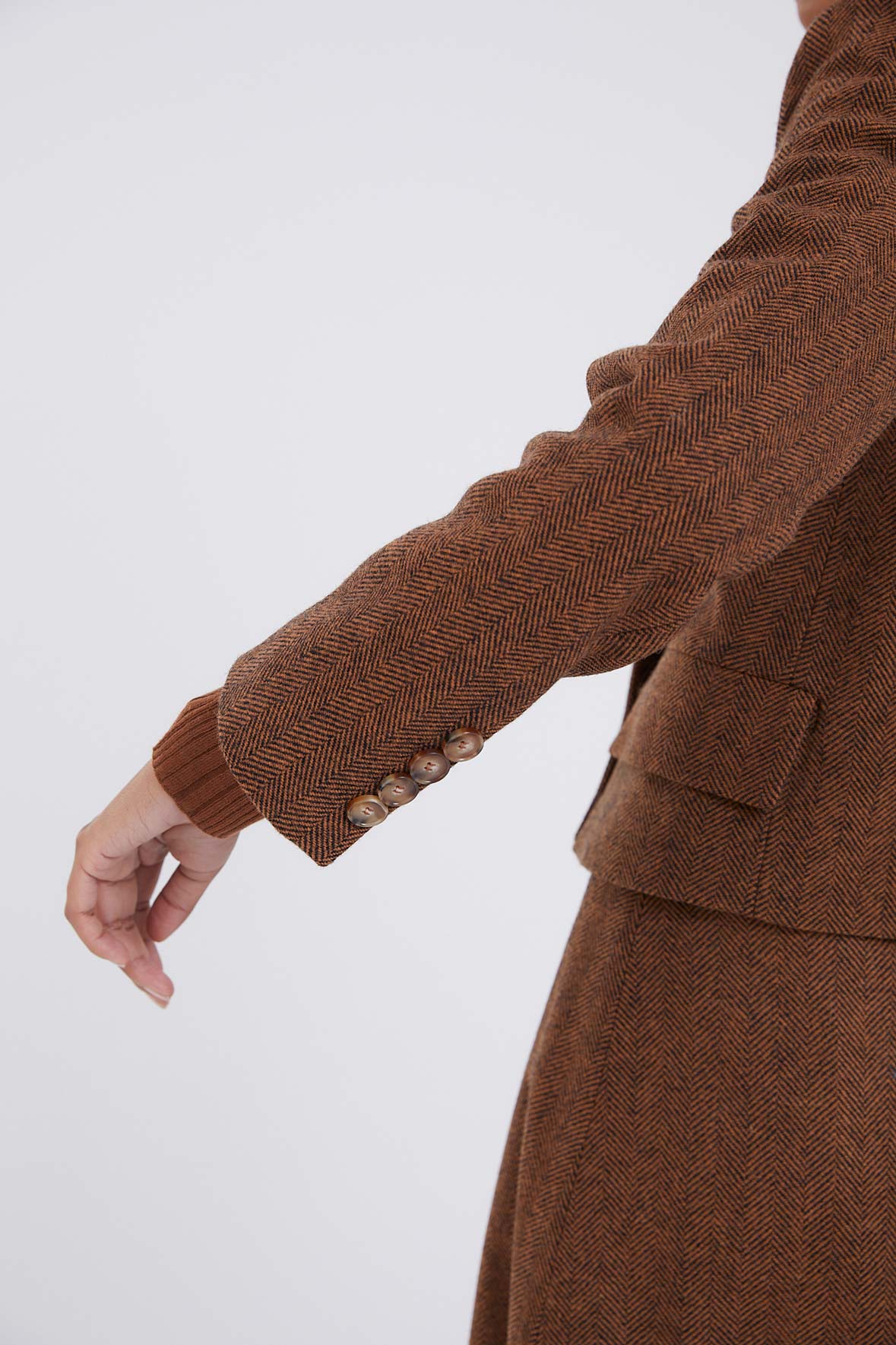 BLAZER SPENCER ESPIGA CAMEL