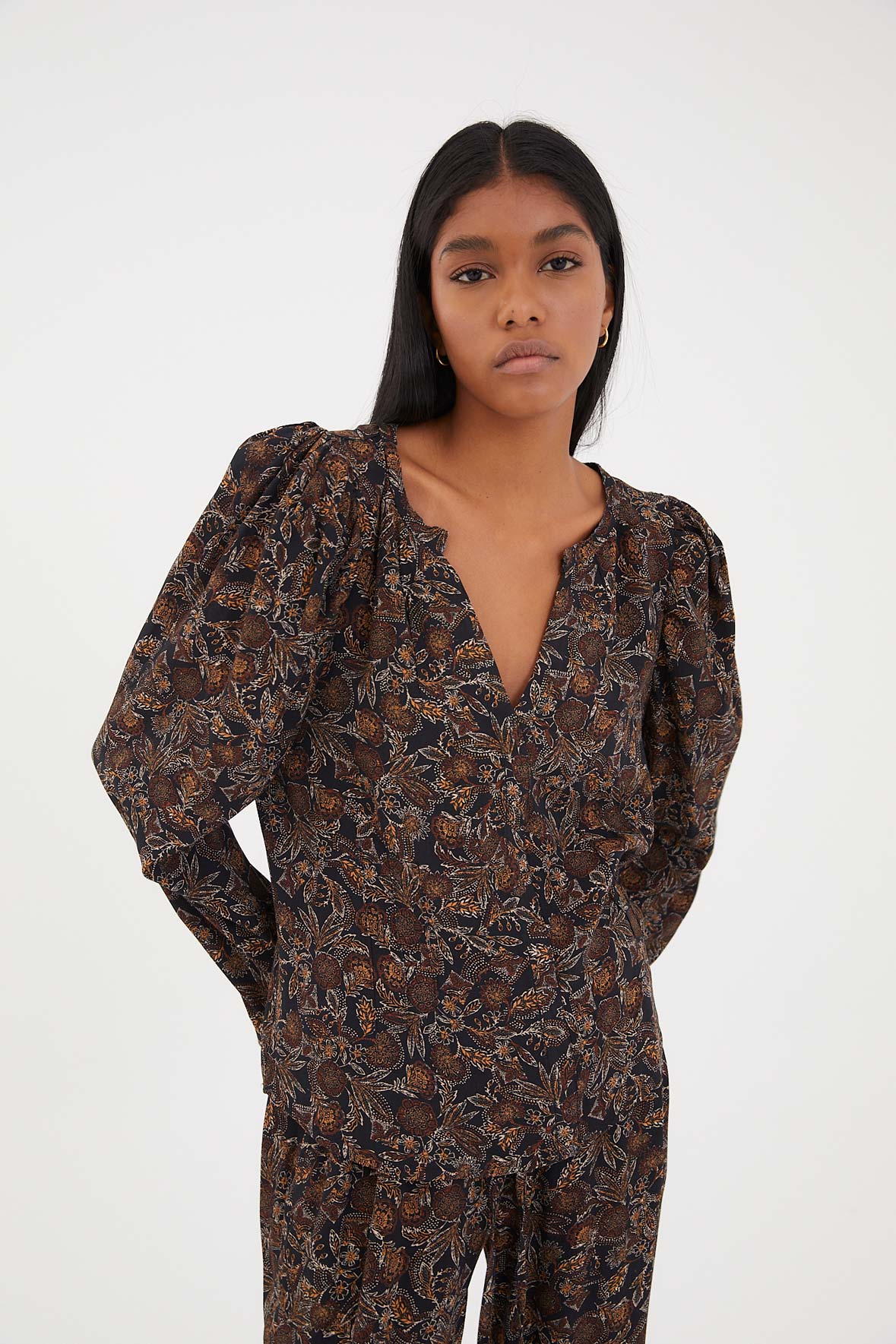 BLUSA ZETA PASLEY CAMEL