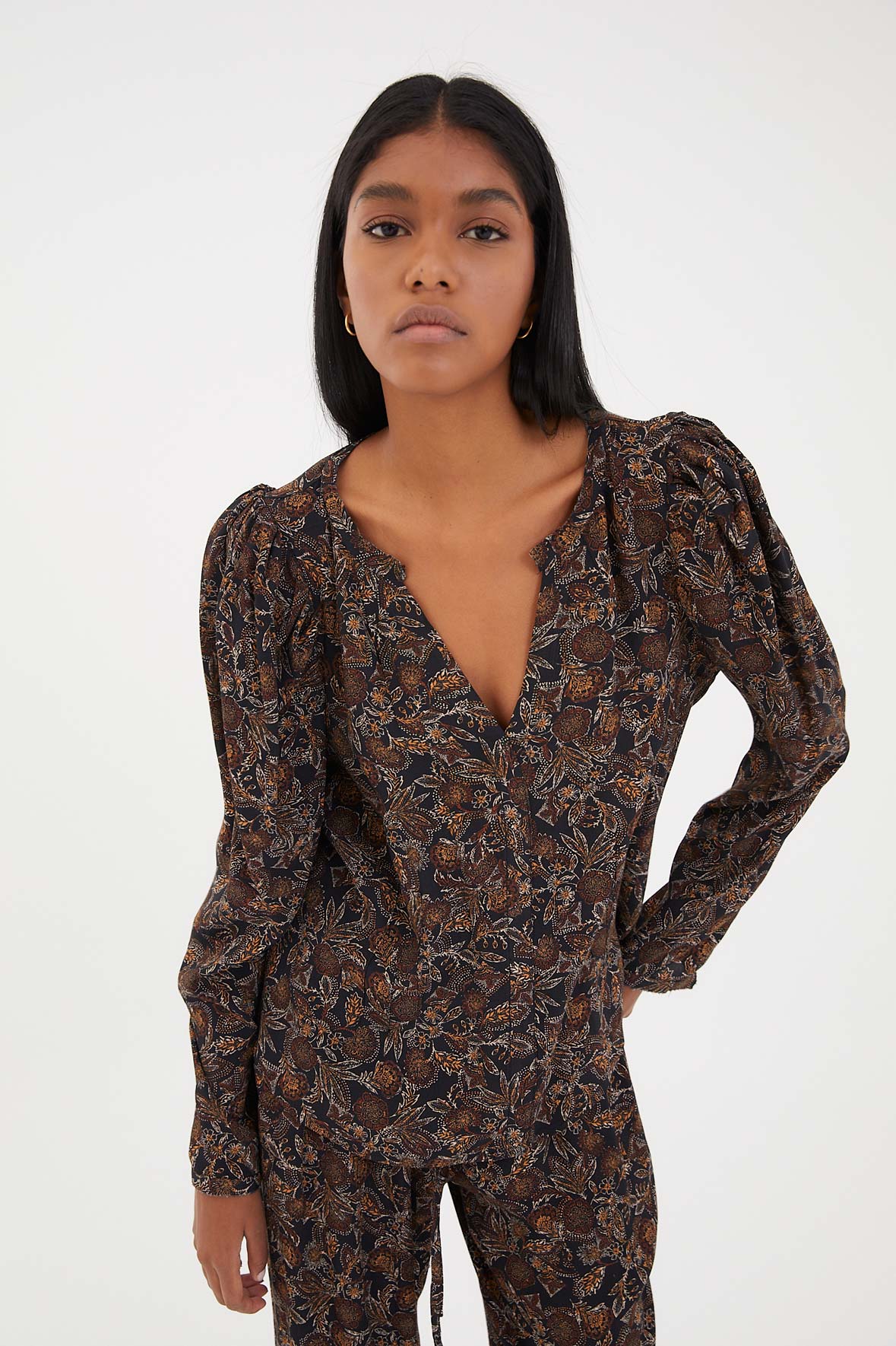 BLUSA ZETA PASLEY CAMEL