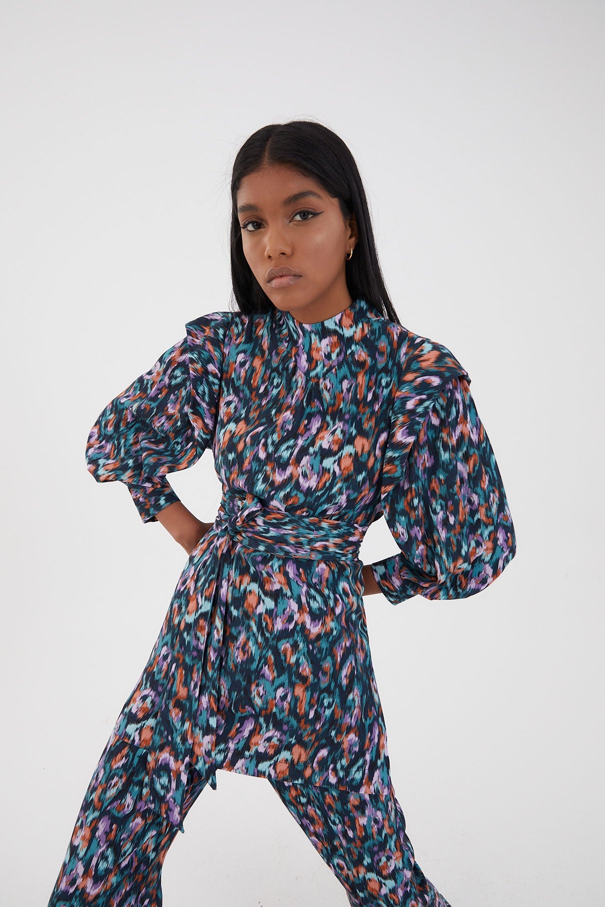 NICOL MANCHA PRINTED TUNIC