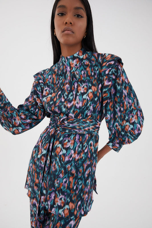 NICOL MANCHA PRINTED TUNIC