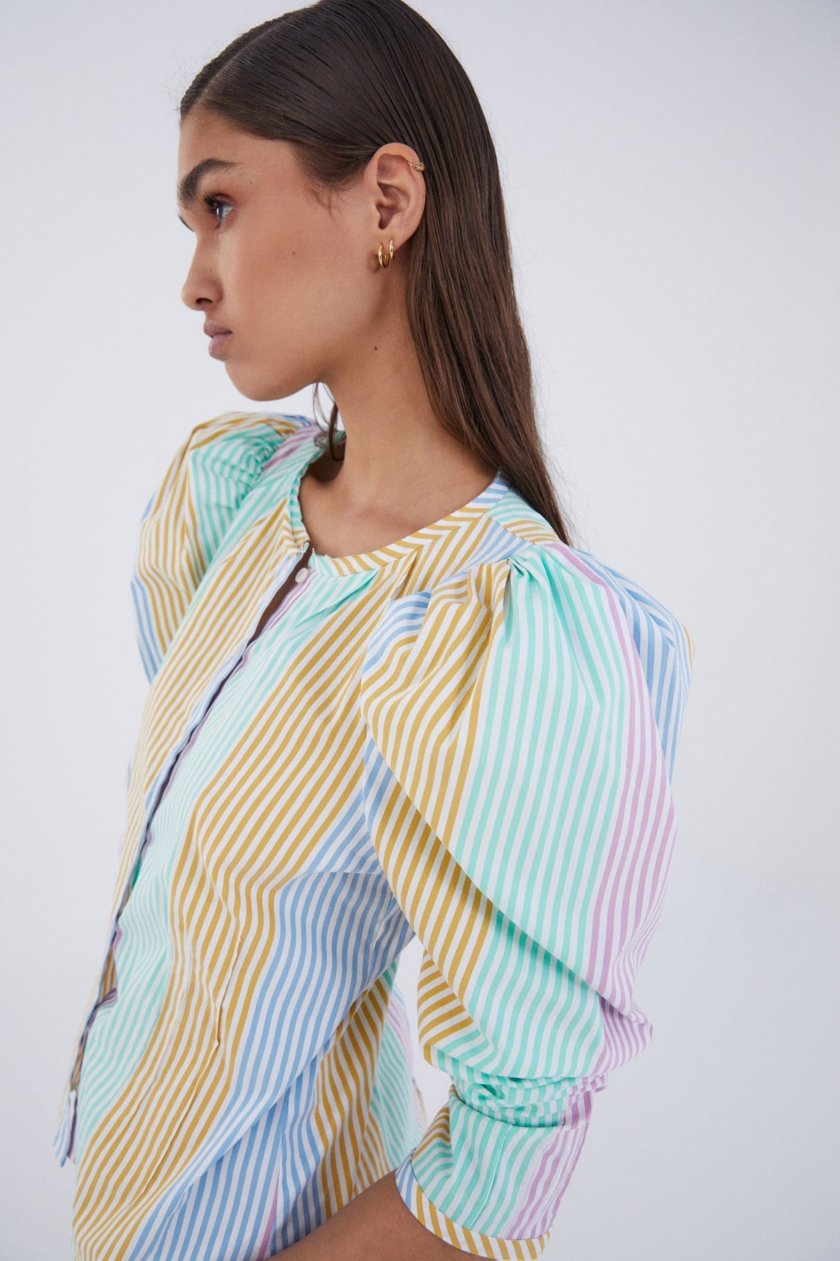 BLUSA FAROL RAYAS TRICOLOR