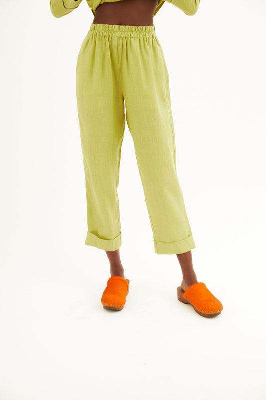 PANTALON SUSAN LINO PISTACHO