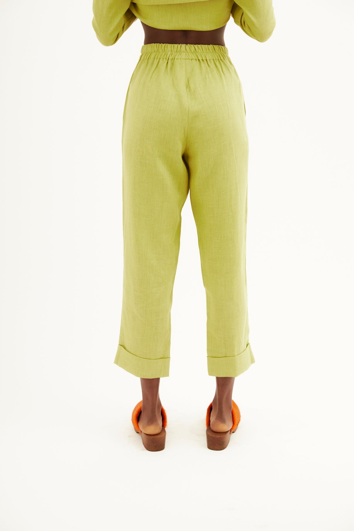 PANTALON SUSAN LINO PISTACHO