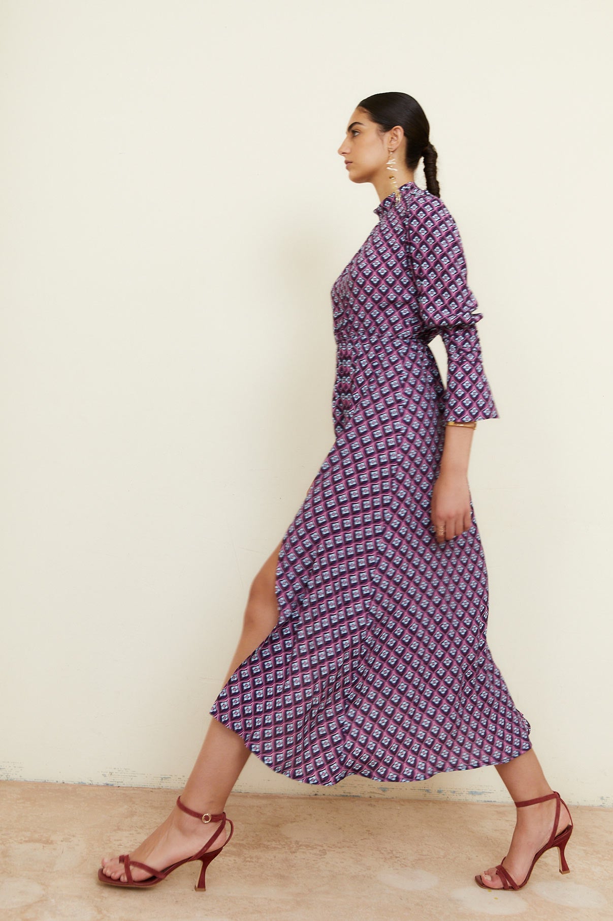 COPOLA CELOSIA DRESS PURPLE