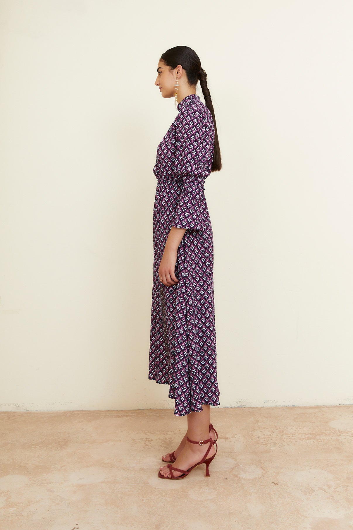 COPOLA CELOSIA DRESS PURPLE