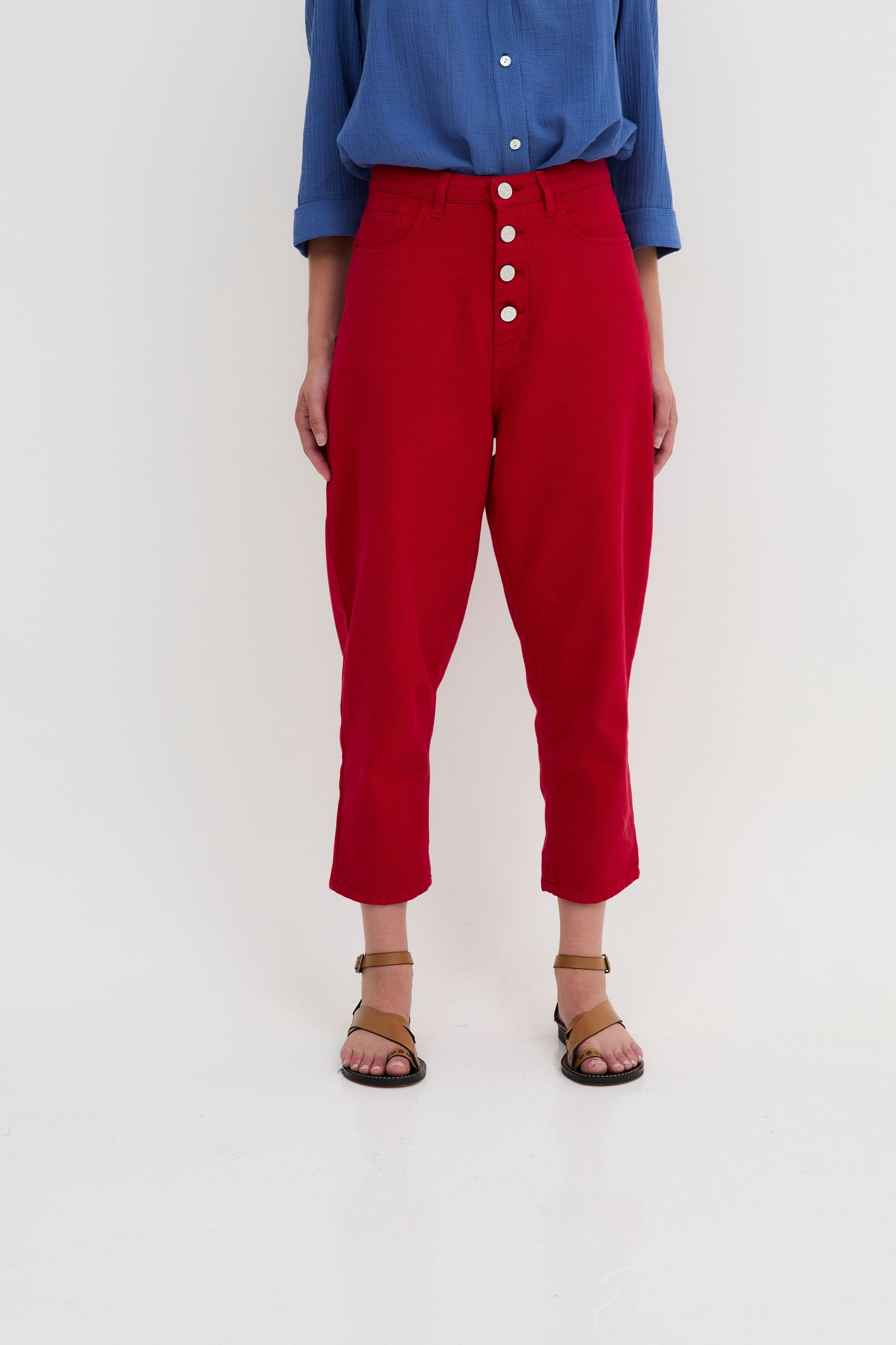 MALIBU RED TWILL JEANS