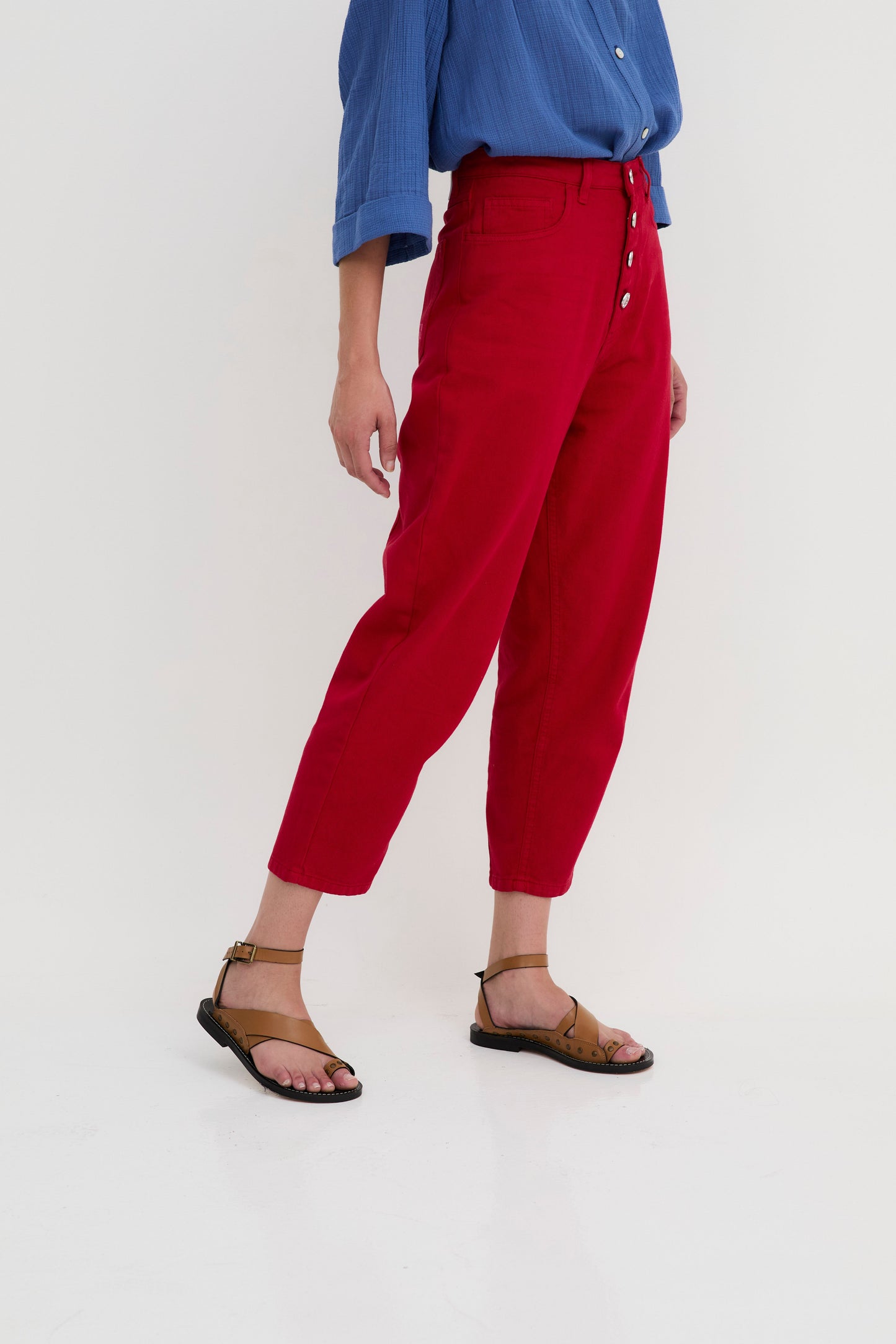 MALIBU RED TWILL JEANS