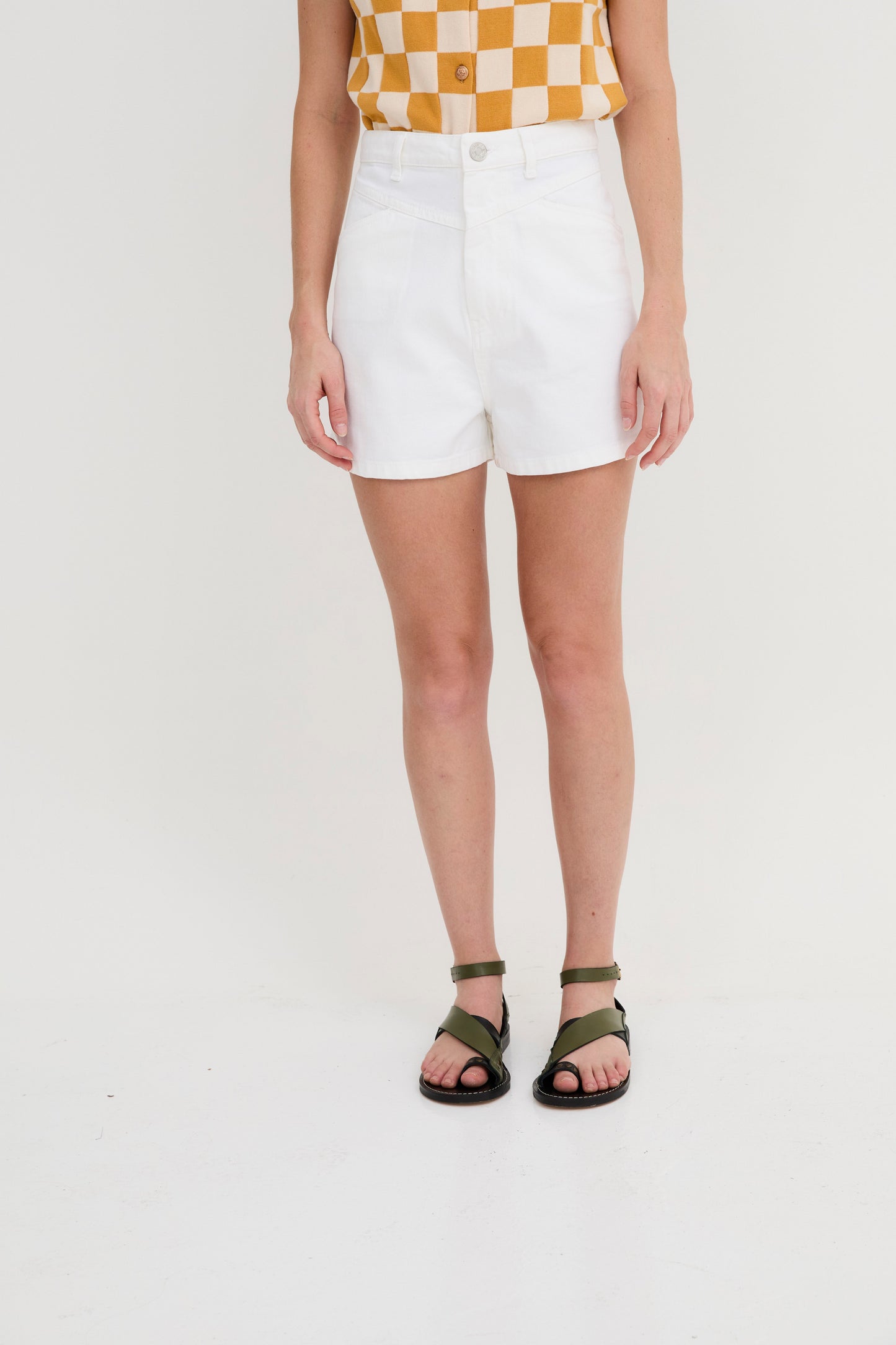 LUCIA SARGA SHORTS OFF-WHITE