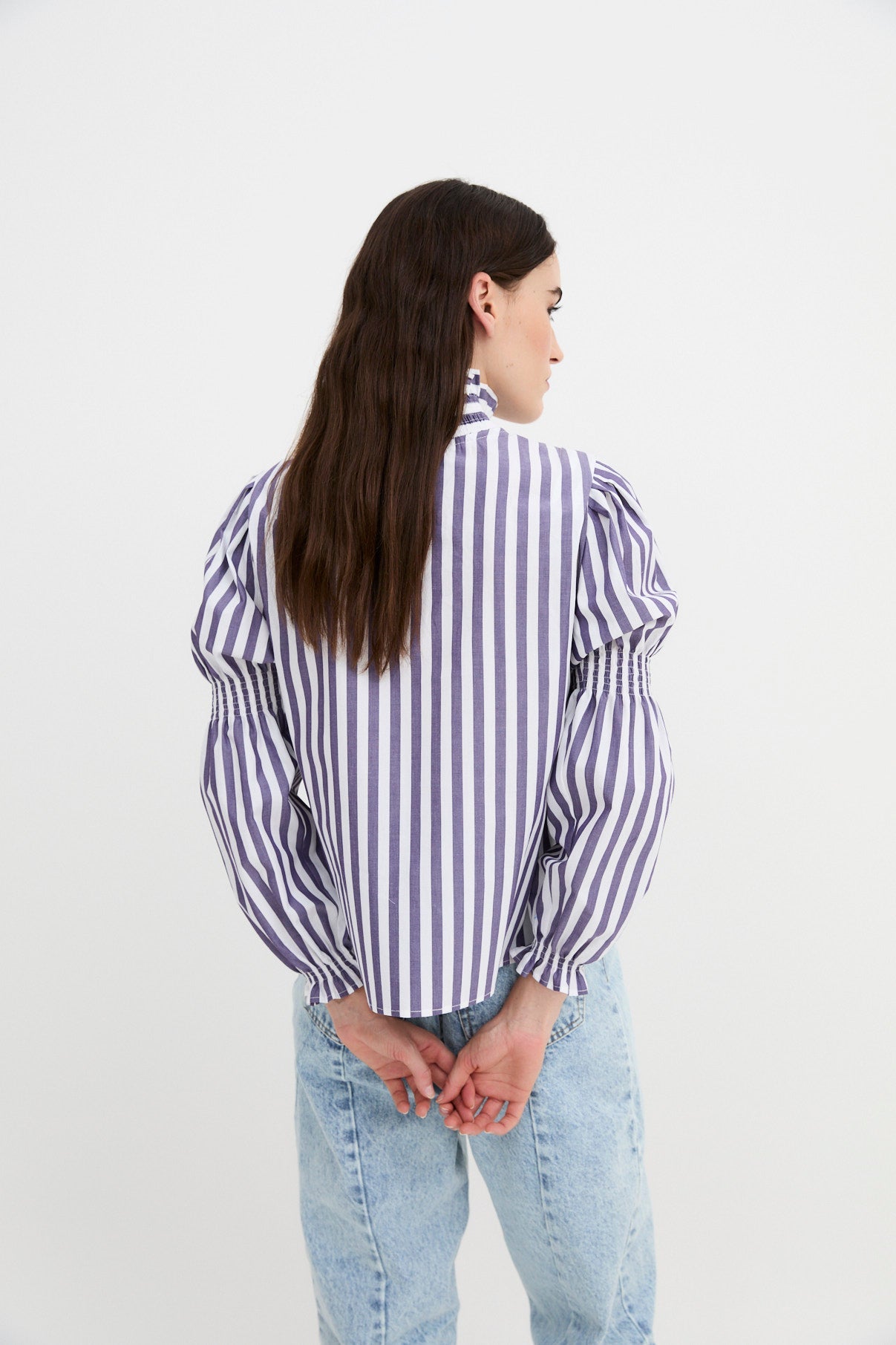 BLUSA GOTA RAYA MORADO