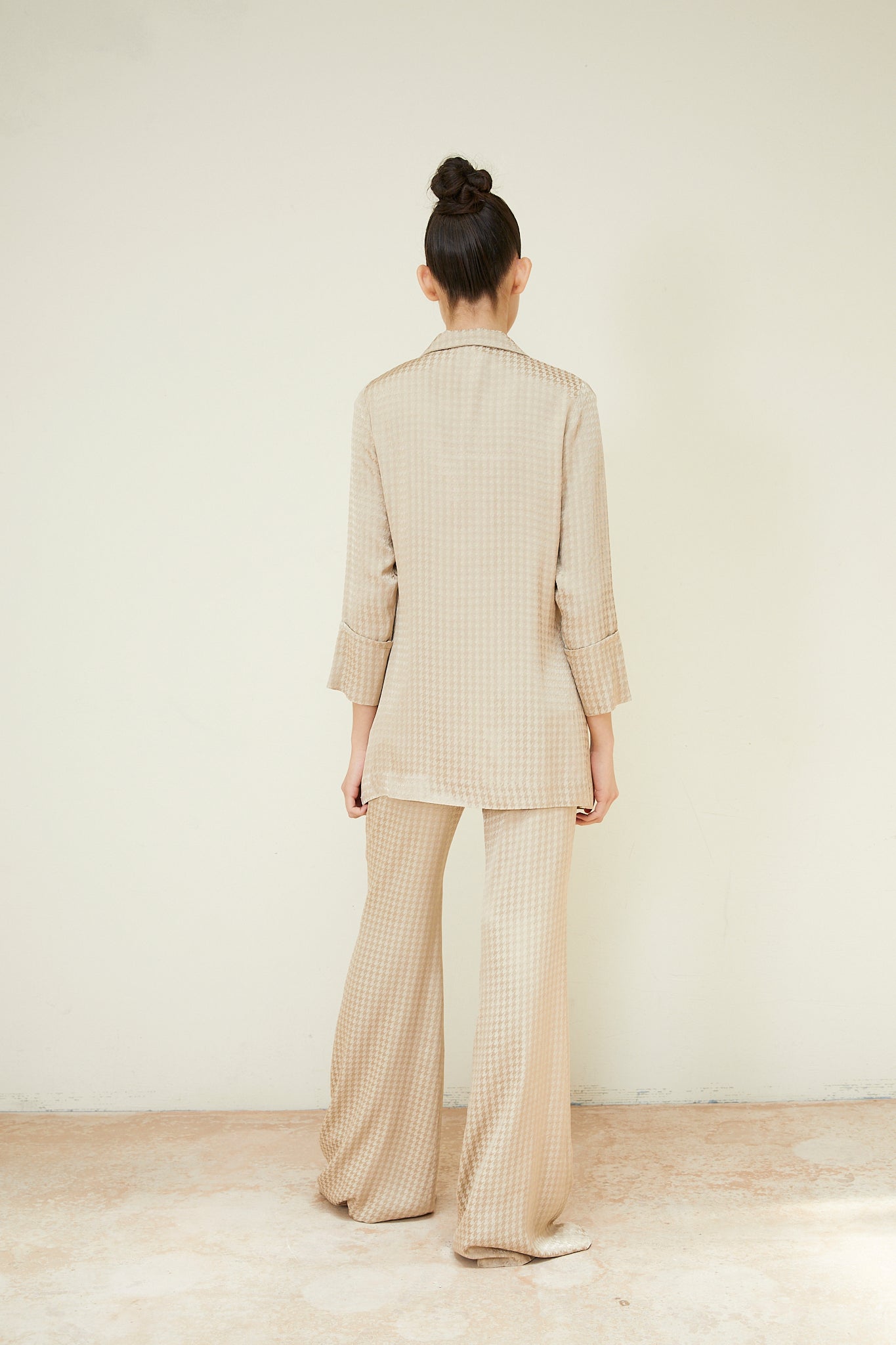 ICON SAND HOUNDSTOOTH TROUSERS