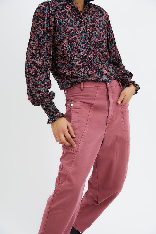 MARSALA TWILL CARGO JEANS