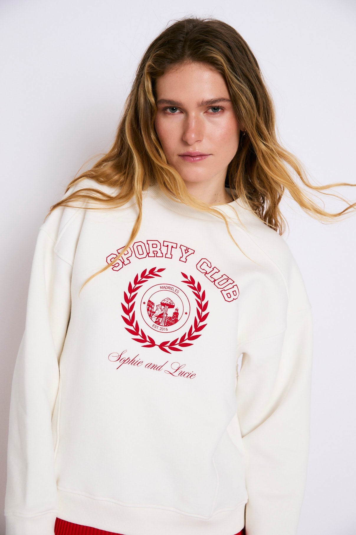 SPORTY RAW FLEECE SWEATSHIRT