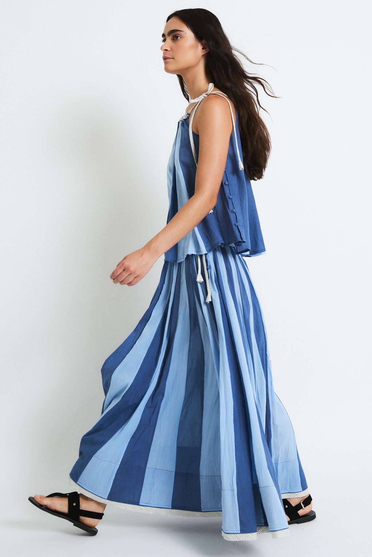 TOTAL LOOK CIRCO VOILE AZUL