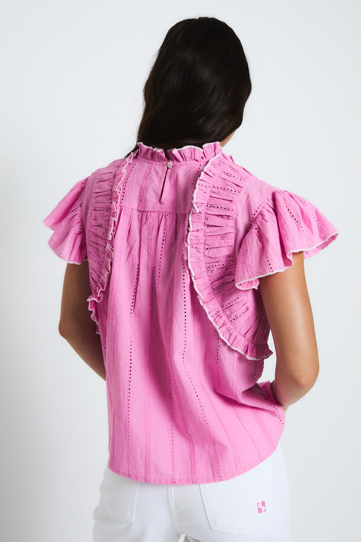 BLUSA CAMELIA EMBROIDERY ROSA
