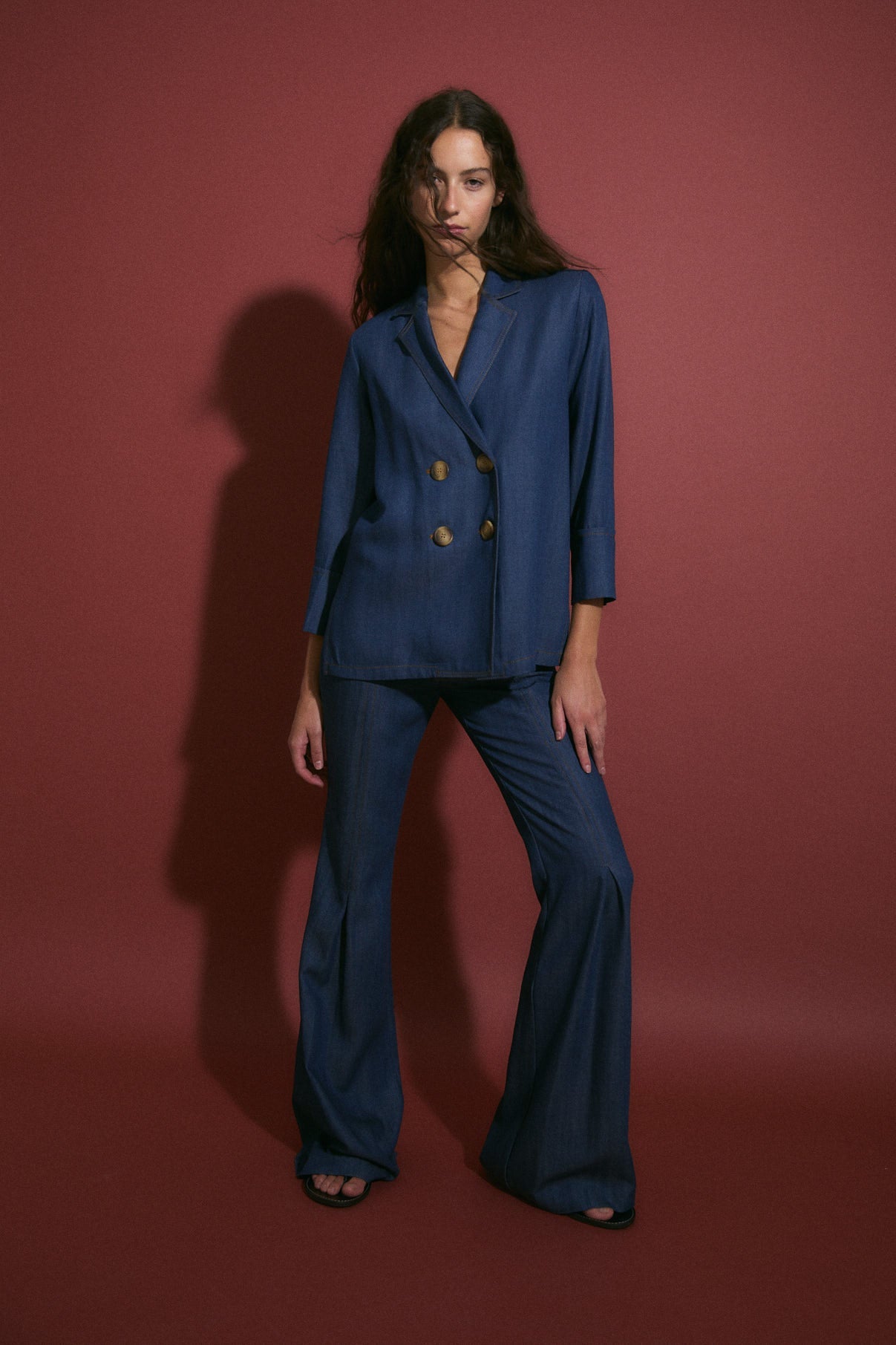 TOTAL LOOK ICON TENCEL AZUL