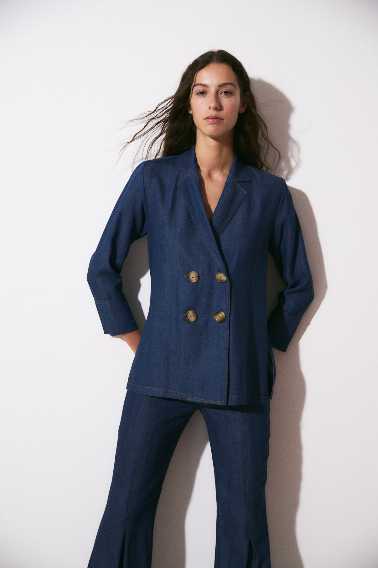 TOTAL LOOK ICON TENCEL AZUL