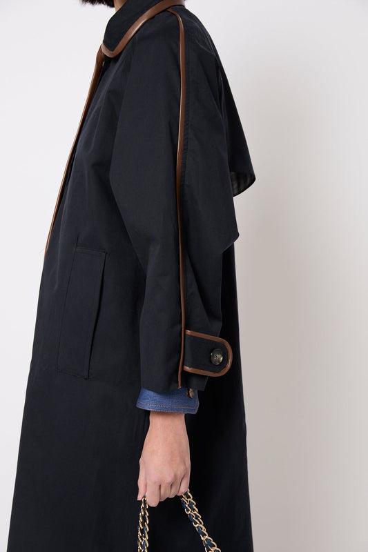 GABARDINA RIVETE LLUVIA MARINO