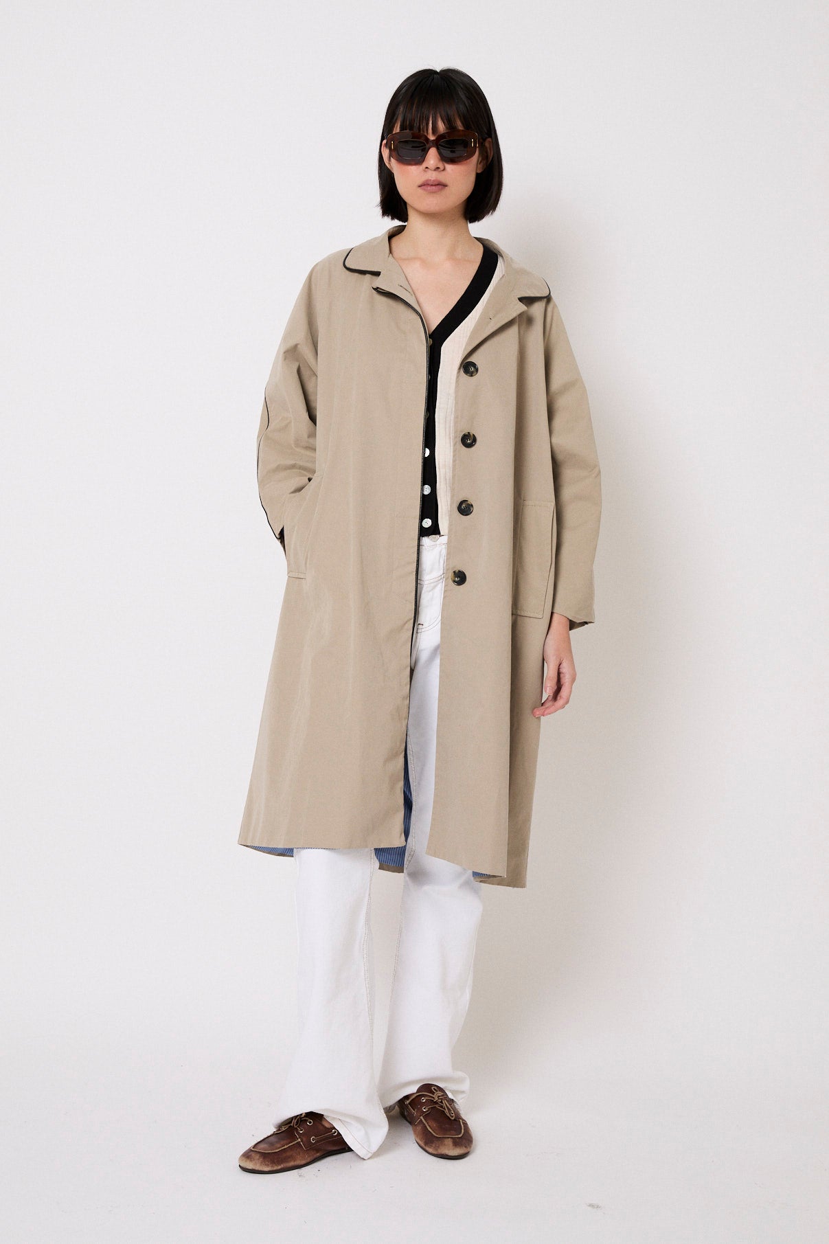 GABARDINA RIVETE OVER LLUVIA TOPO