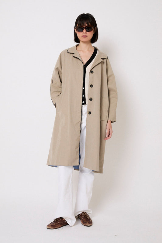 GABARDINA RIVETE OVER LLUVIA TOPO