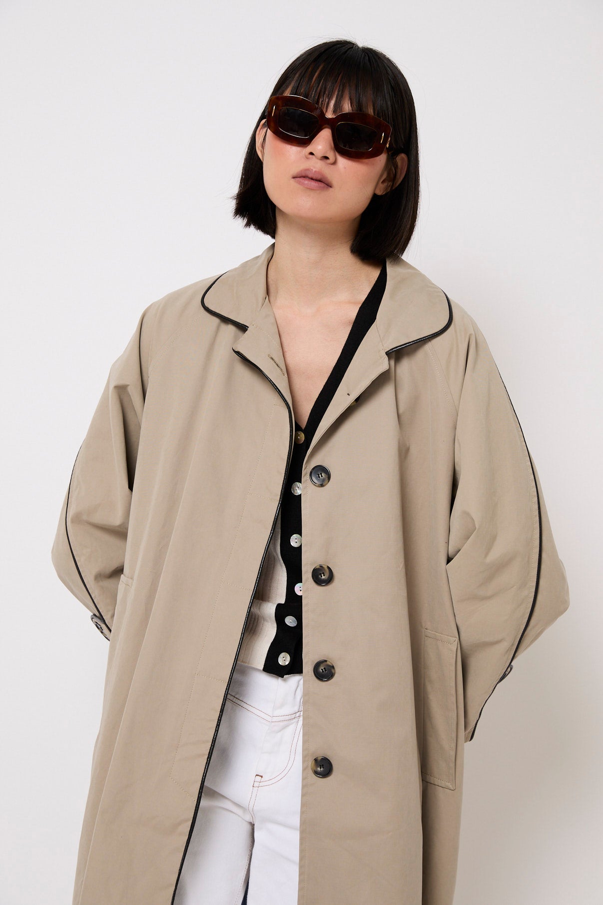 GABARDINA RIVETE OVER LLUVIA TOPO