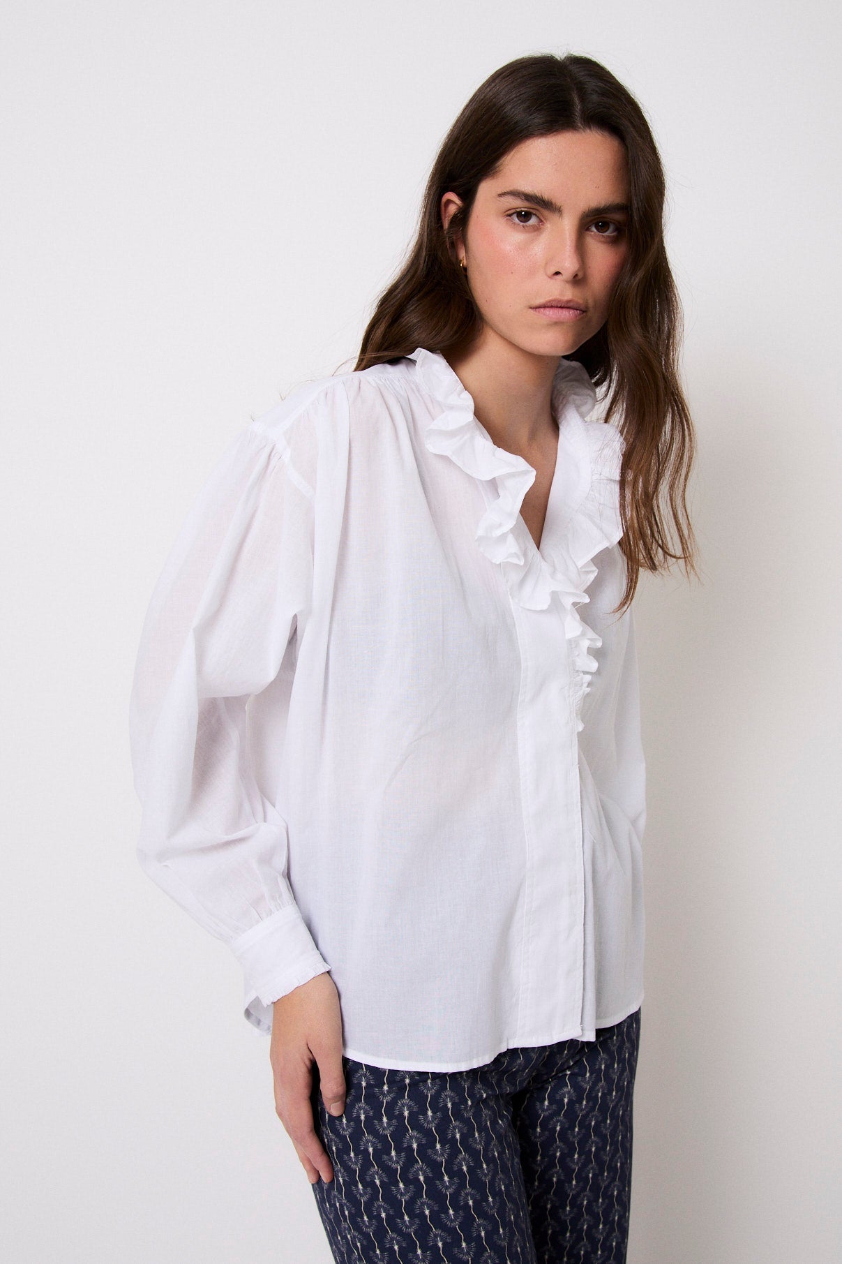 BLUSA MARIBEL VOILE BLANCO