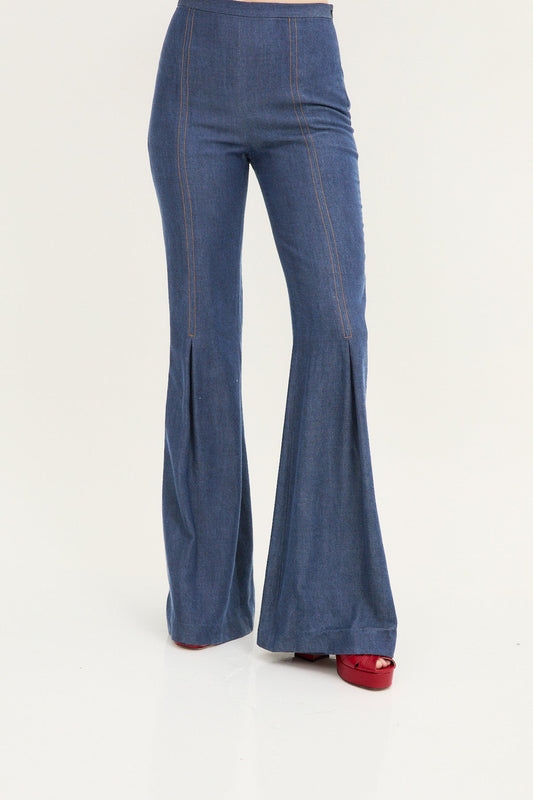 PANTALÓN ICON TENCEL AZUL