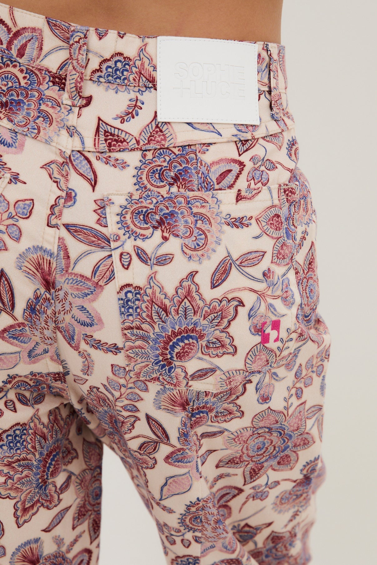 RAW PORCELAIN CORSET JEANS