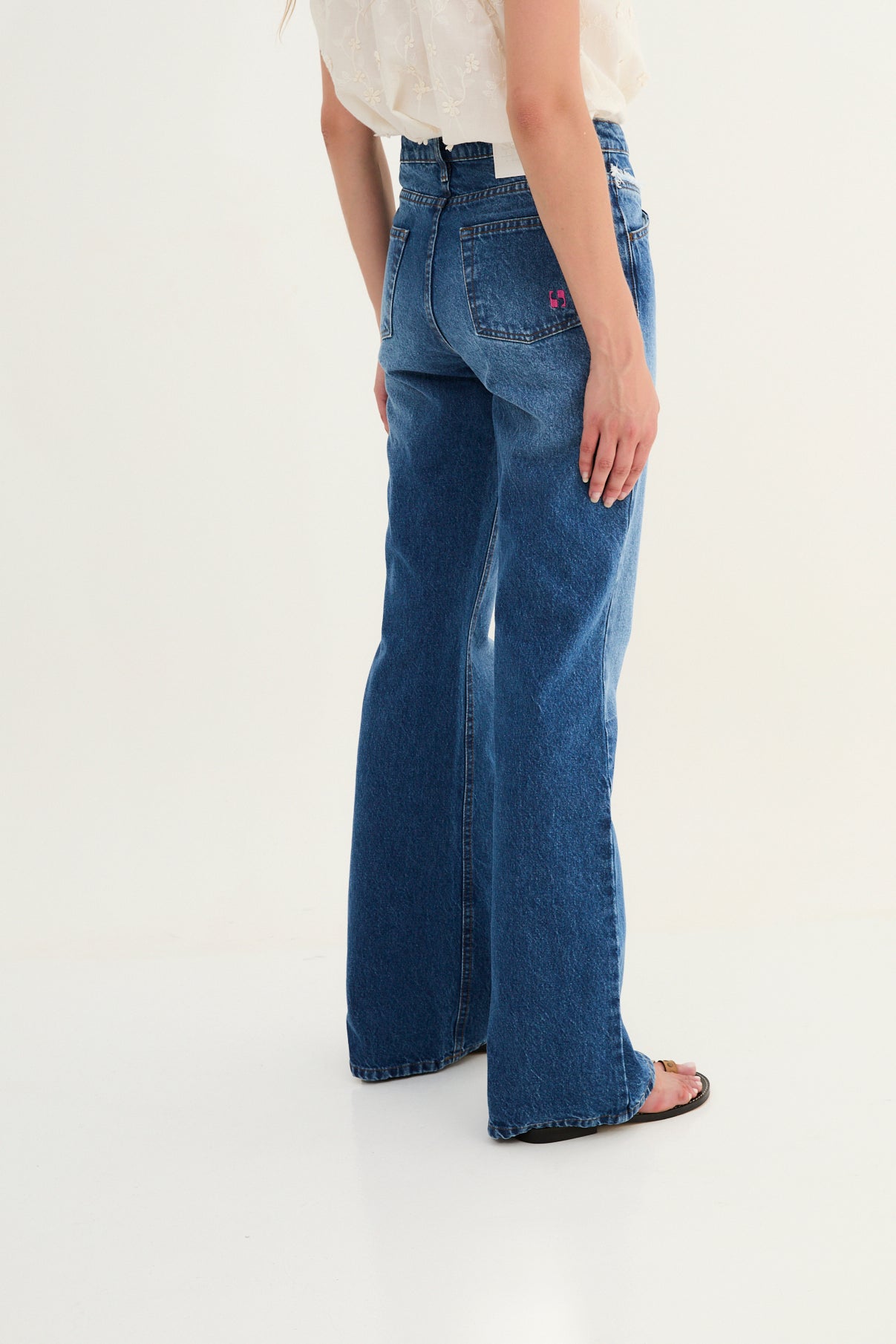 JEANS NEVADA SARGA AZUL