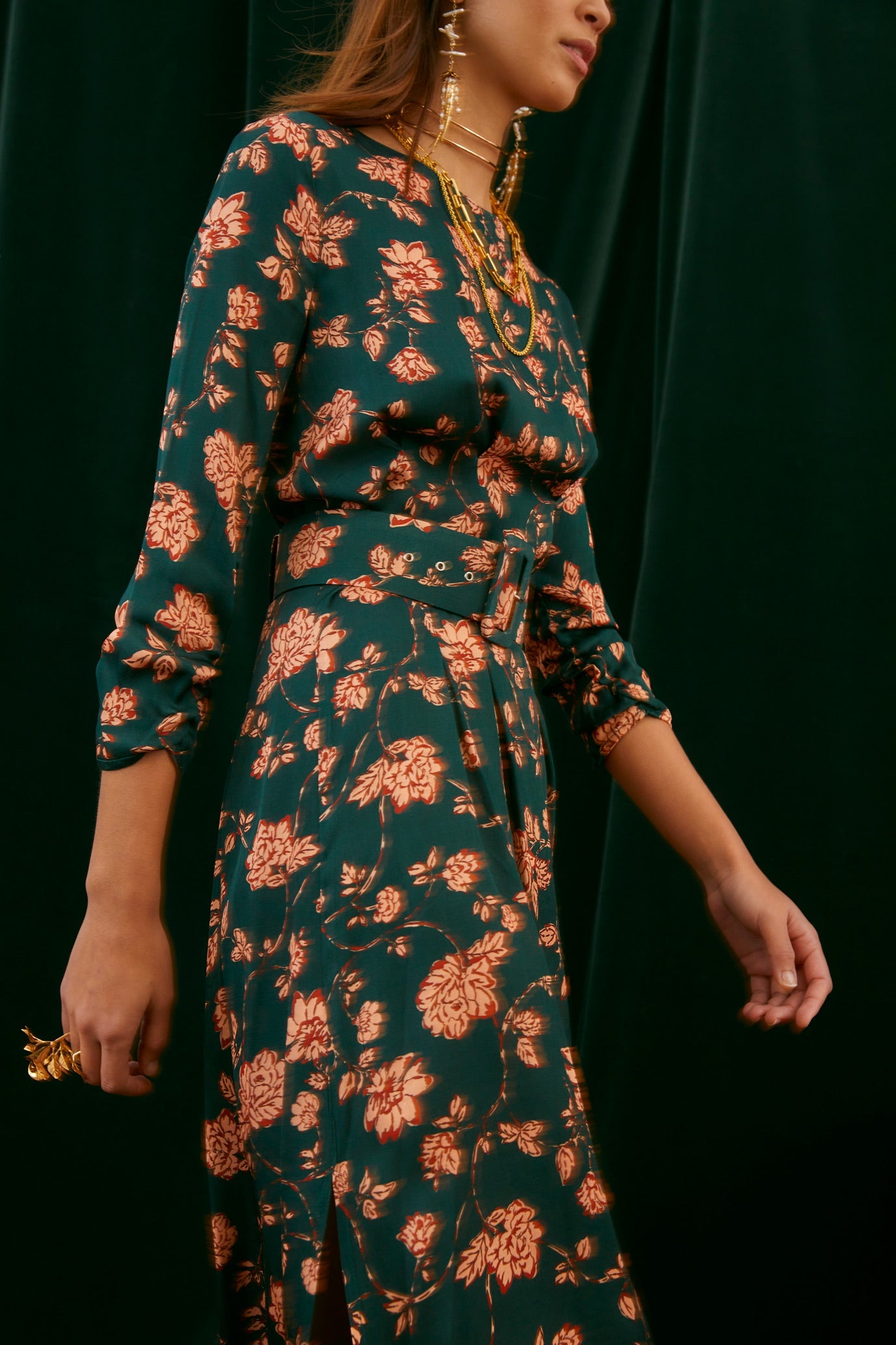 COMBE DRESS WITH FLOWERS