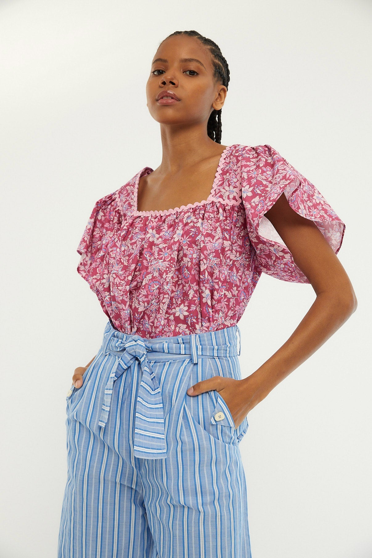 BLUSA MARGARITA PRIMAVERA FRESA