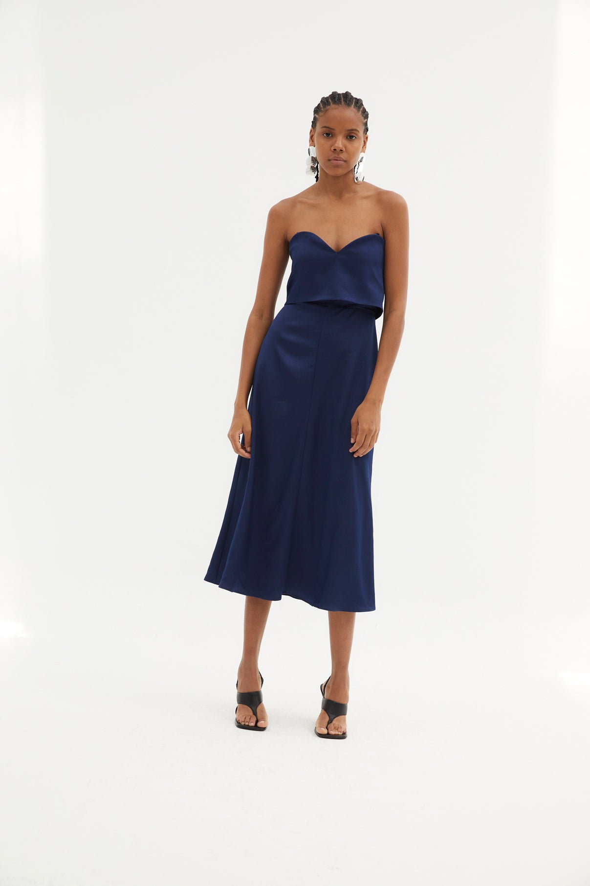 CAROLINA SATIN EVENING DRESS