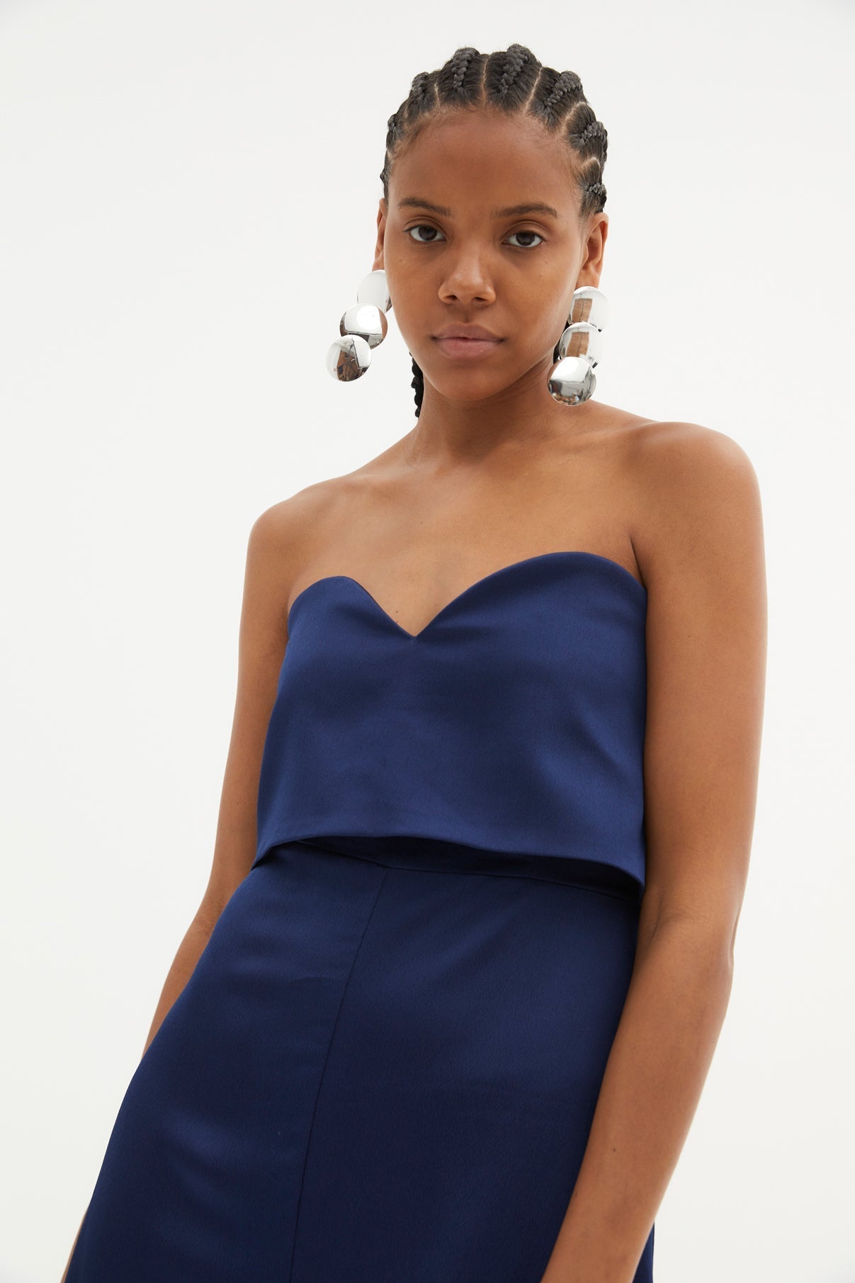 CAROLINA SATIN EVENING DRESS