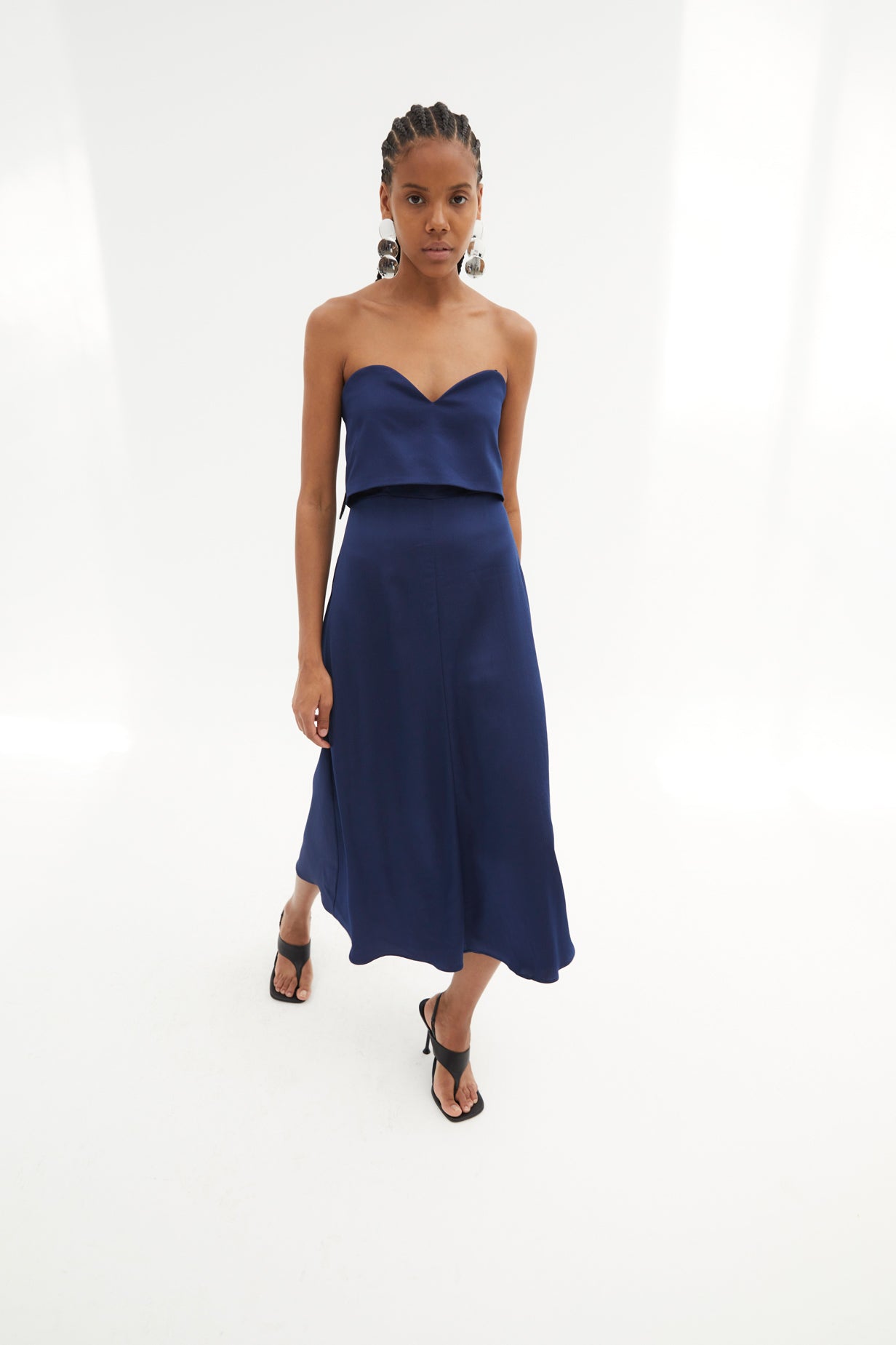 CAROLINA SATIN EVENING DRESS