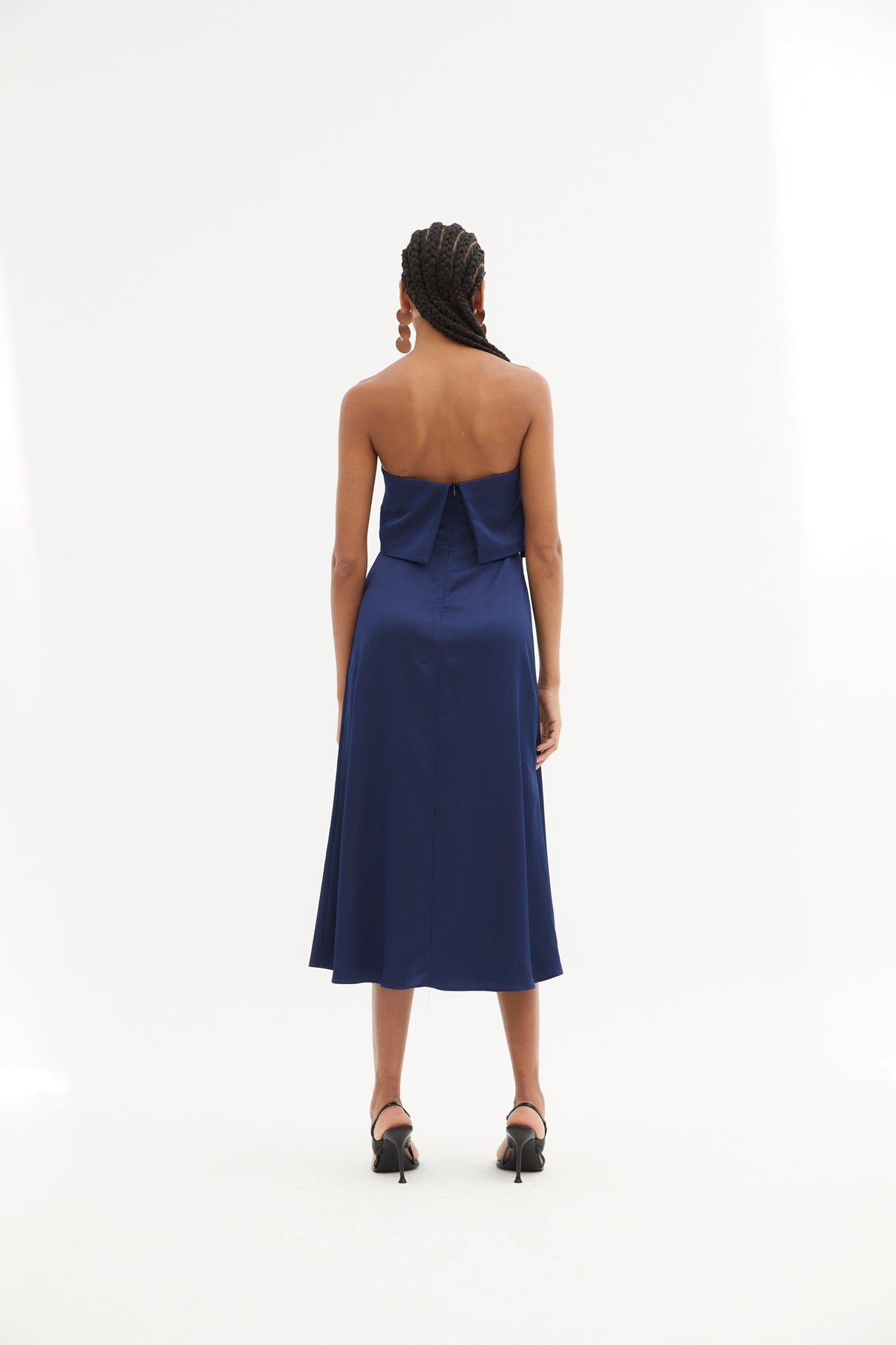 CAROLINA SATIN EVENING DRESS