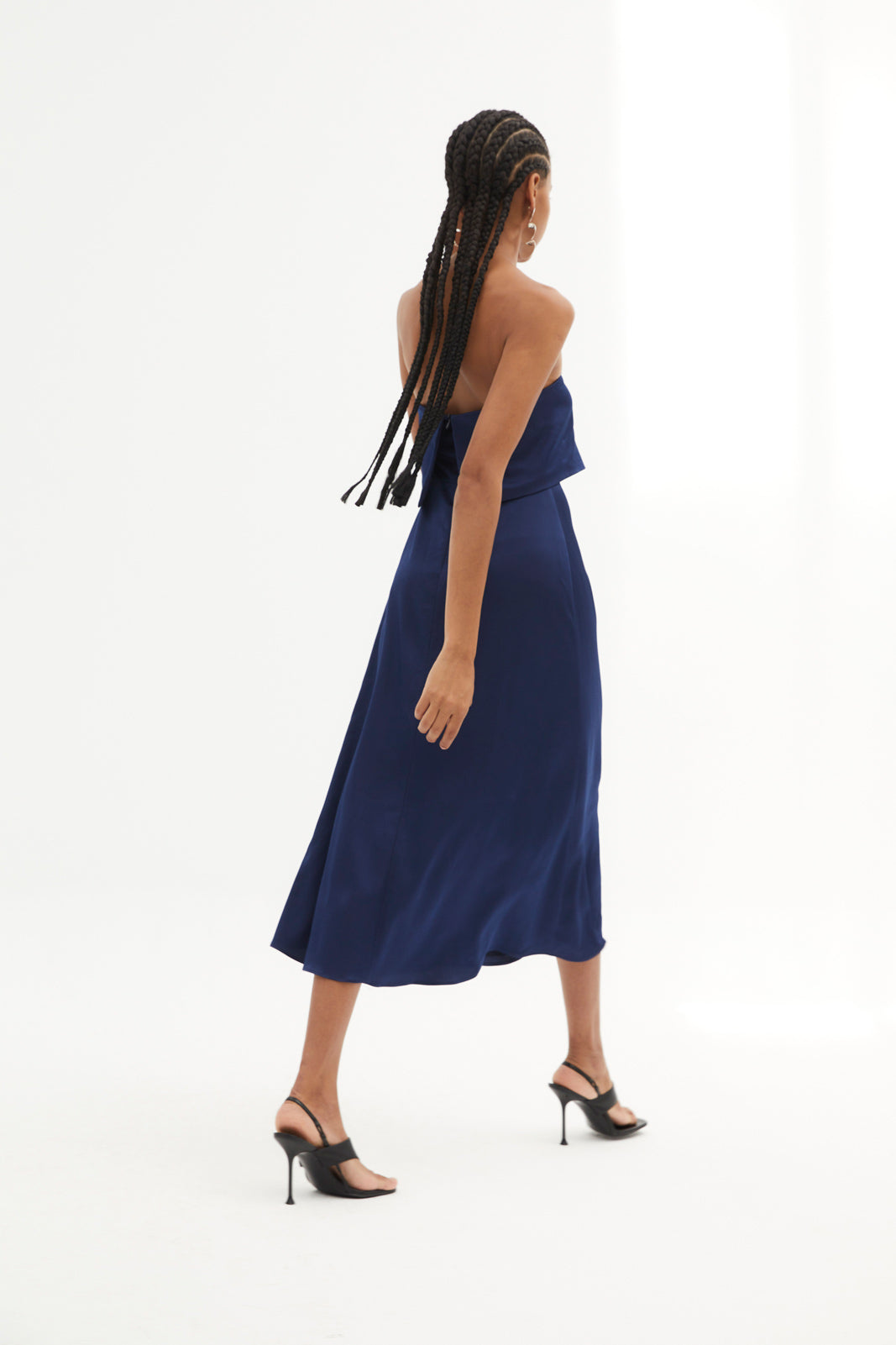 CAROLINA SATIN EVENING DRESS