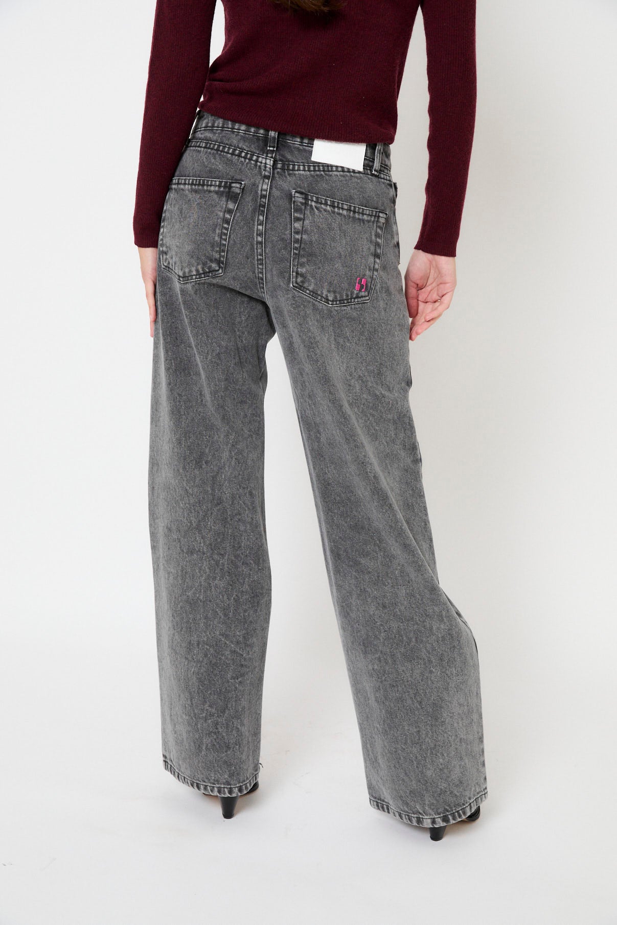 JEANS MONKEY BLEACH GRAY