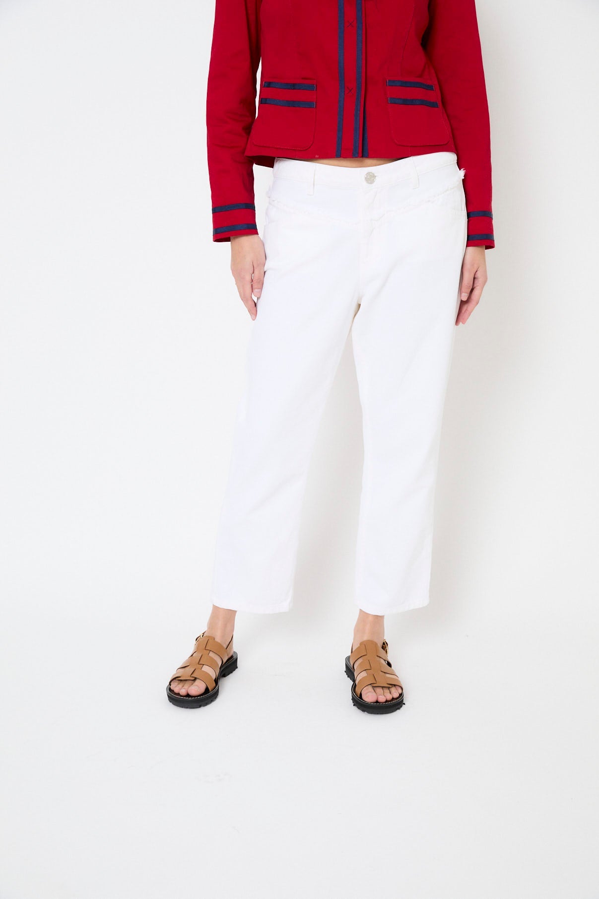 VENICE ECRU TWILL JEANS