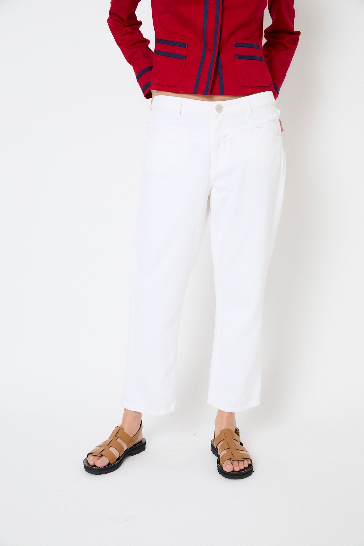 VENICE ECRU TWILL JEANS