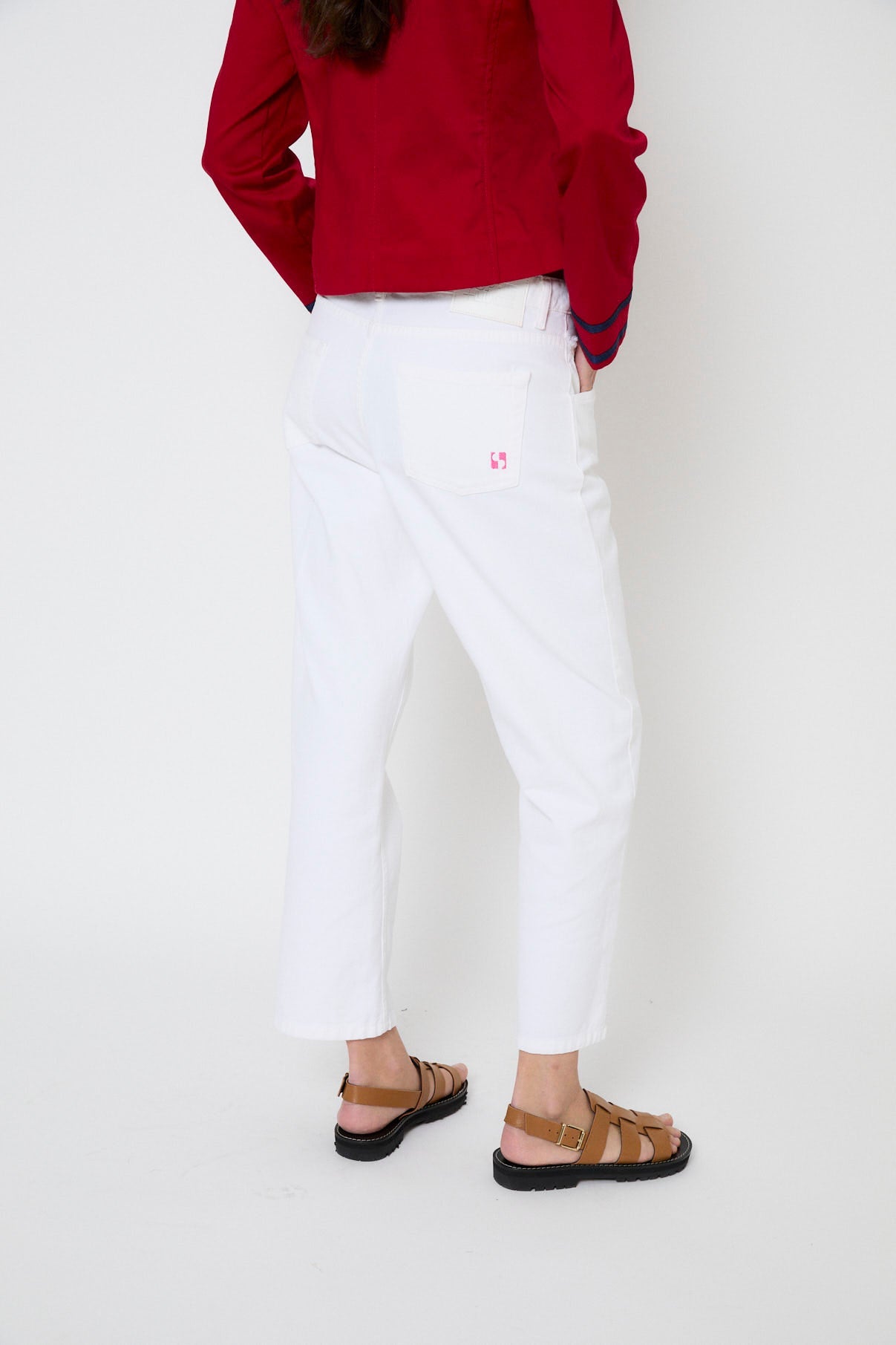 VENICE ECRU TWILL JEANS