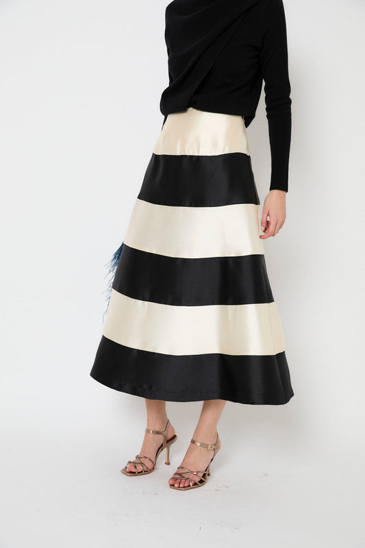 FALDA NEW YORK DUPION NEGRO