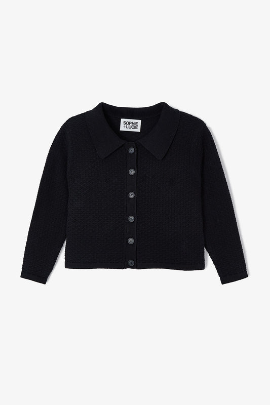 ANTONIA BLACK KNIT JACKET