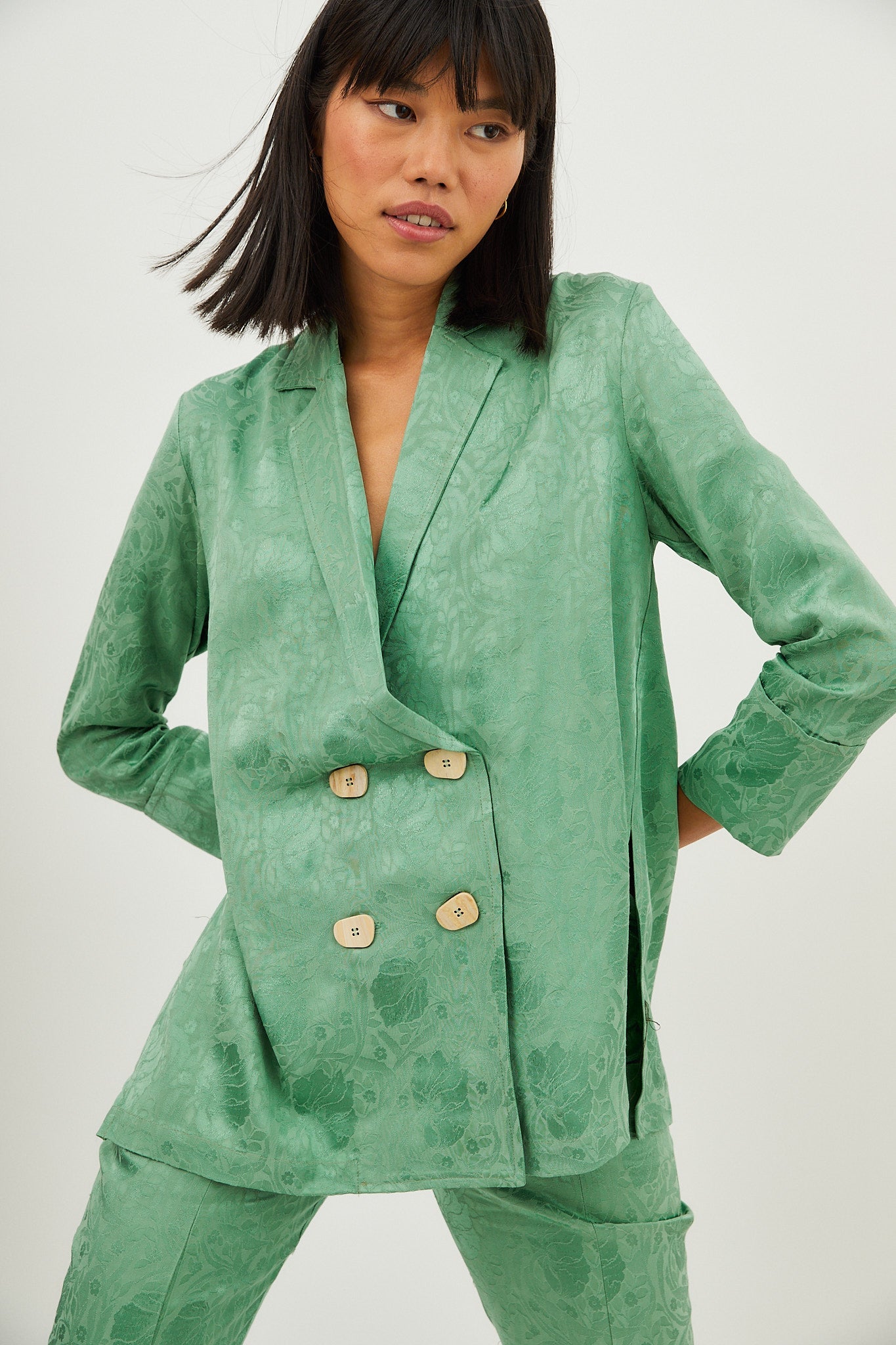 CHAQUETA BOTONES RETRO JADE