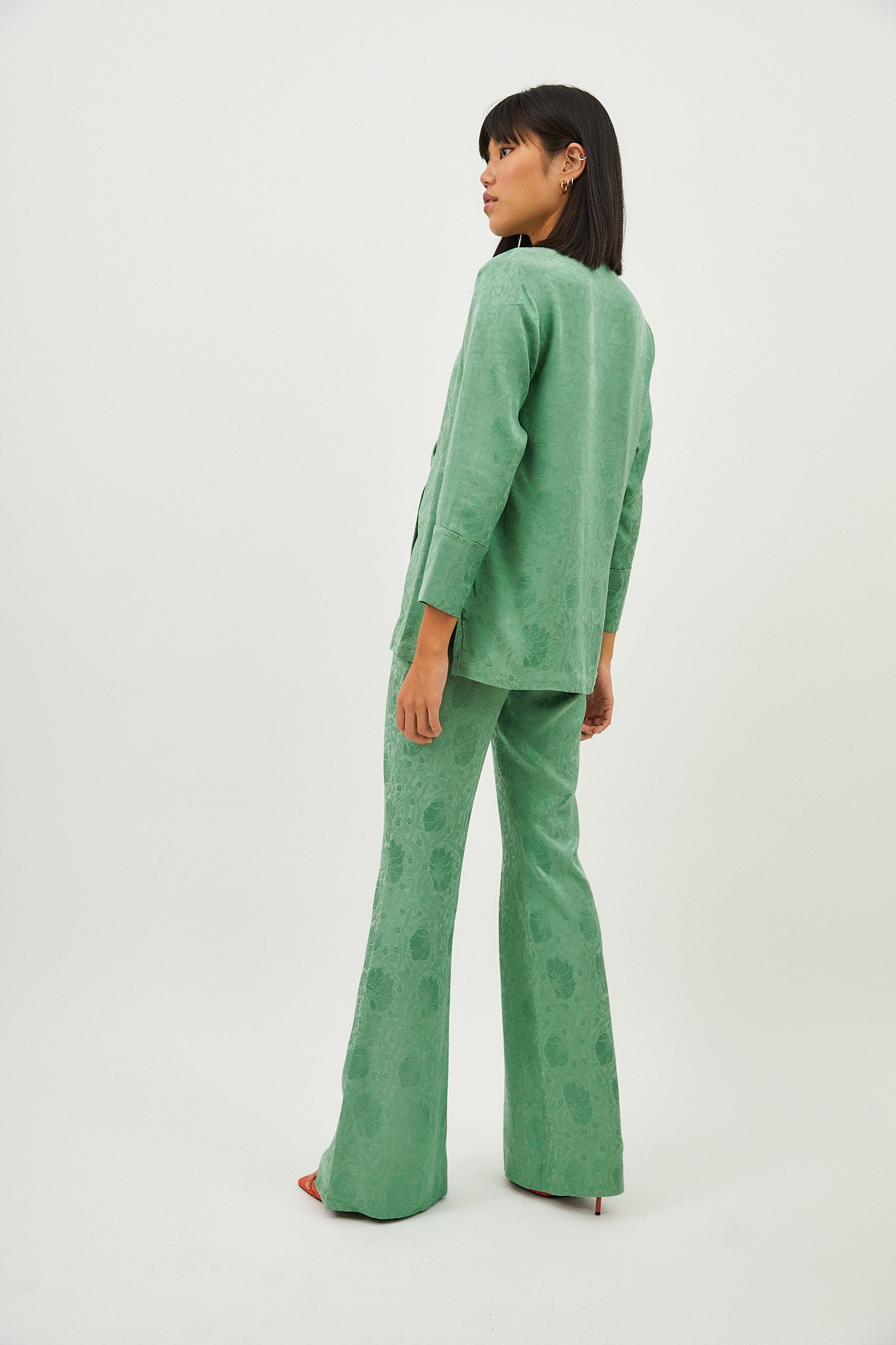 PANTALON PLIEGUE RETRO JADE