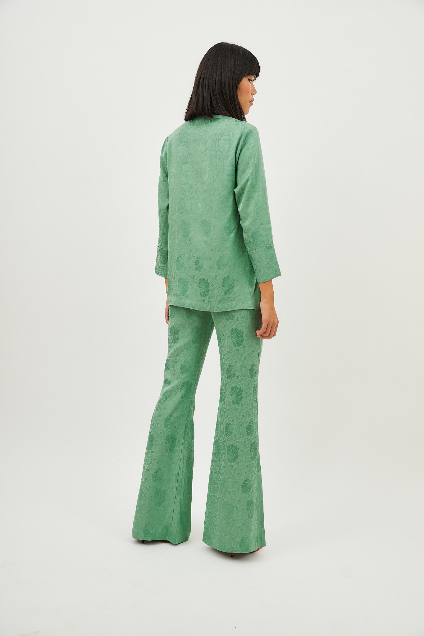 PANTALON PLIEGUE RETRO JADE