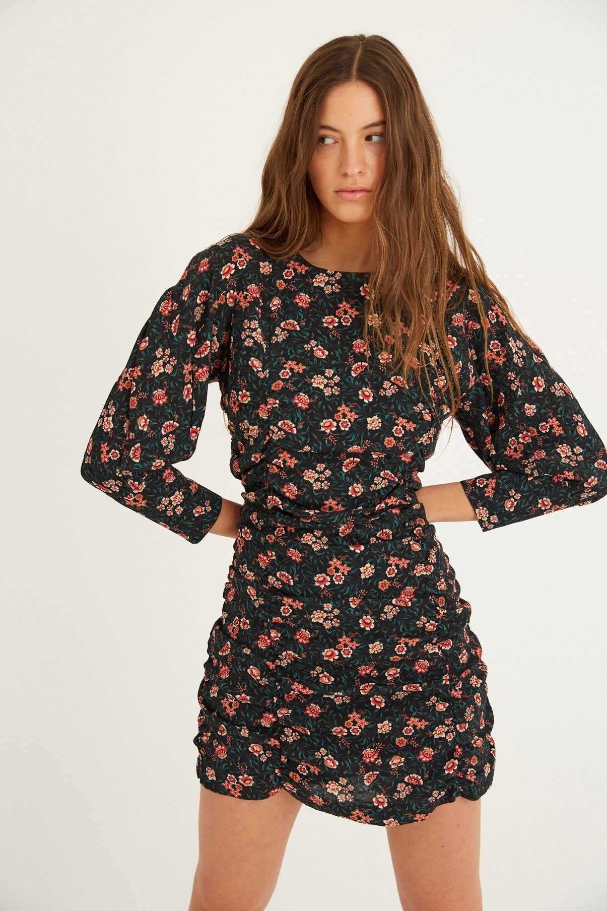 VESTIDO FRUNCES LIBERTY