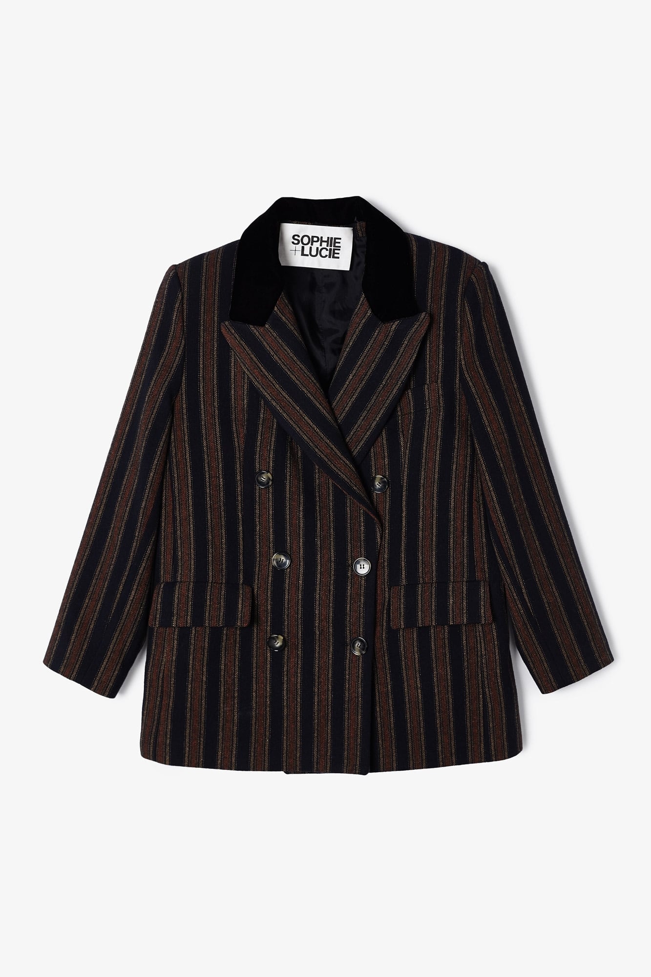 BLAZER PARIS BARRAS NEGRO