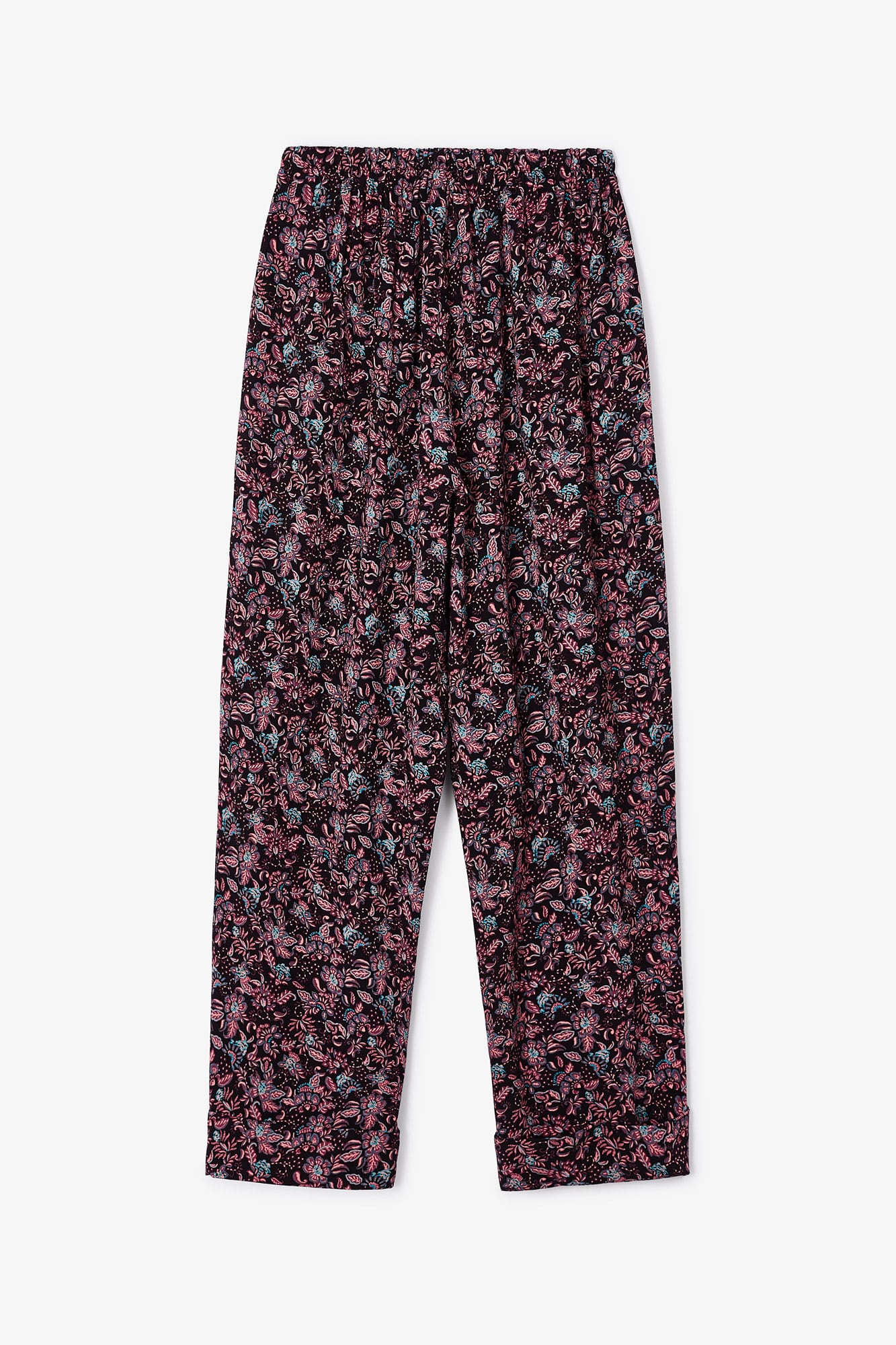 PANTALON SUSAN FLOR CHINA ROSA