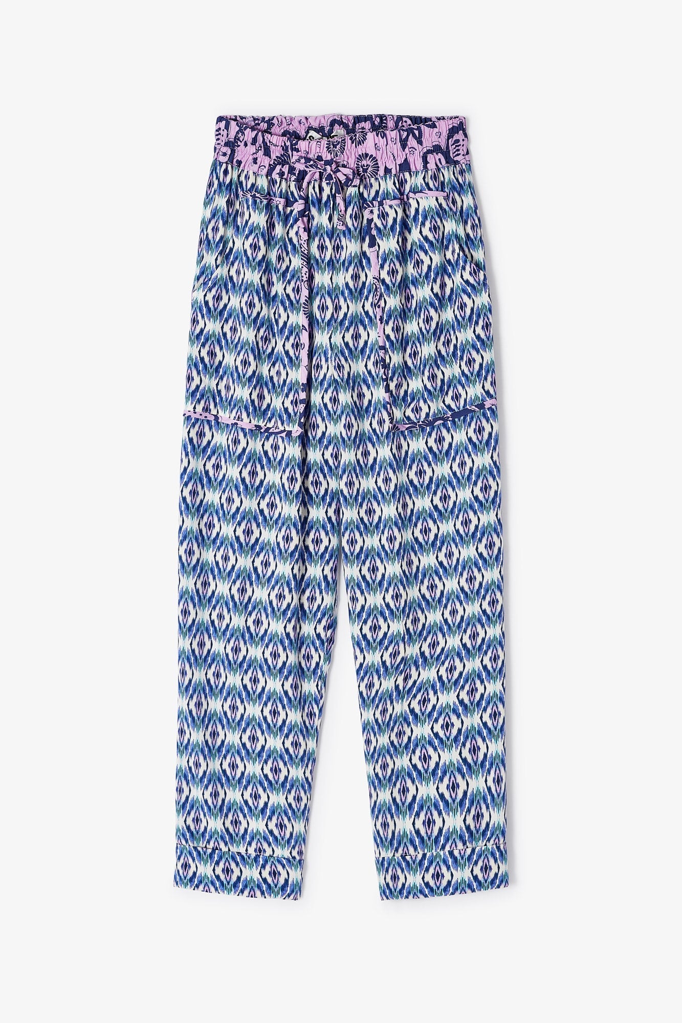 PANTALÓN SUSANITA MINI IKAT VIS AZUL